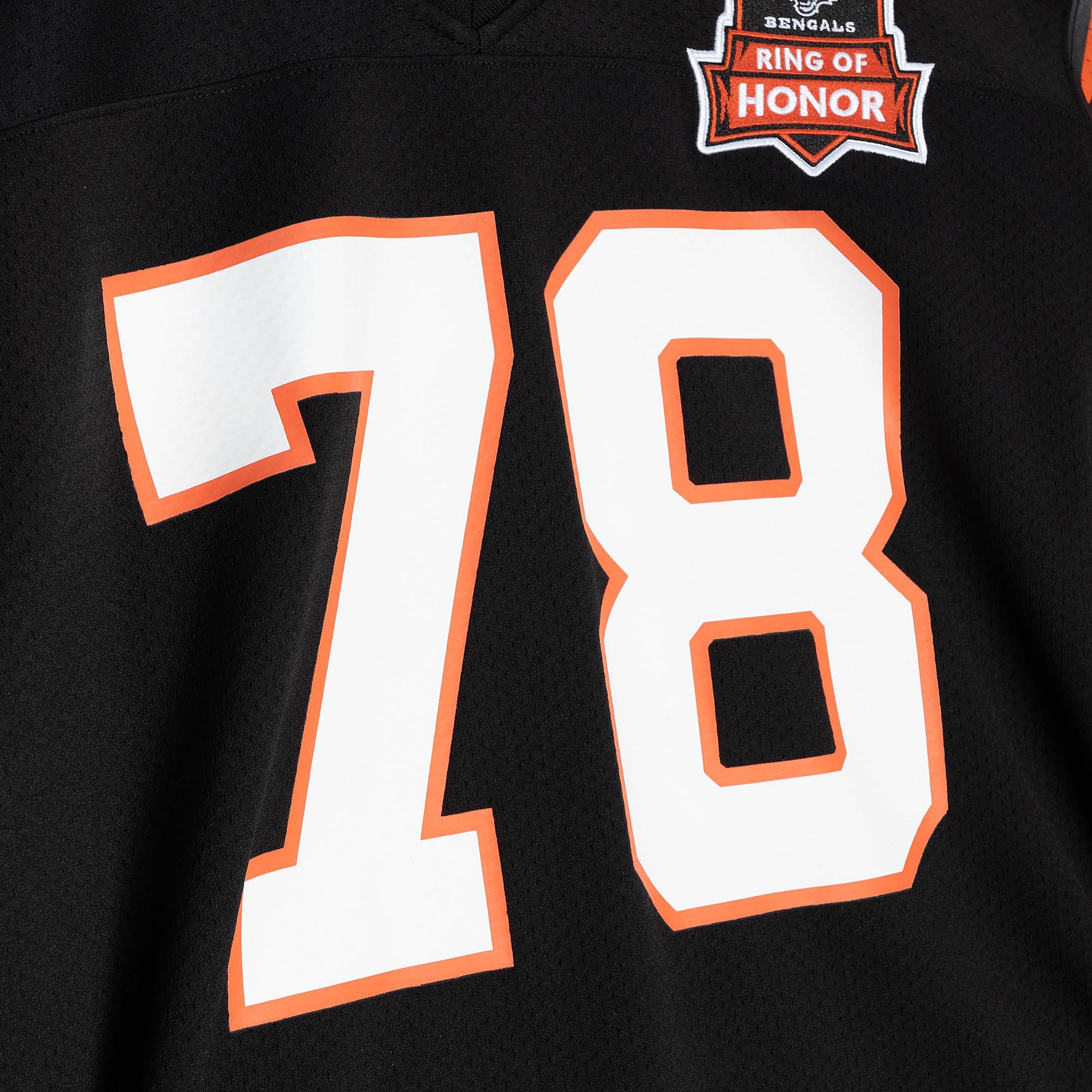 Anthony Munoz Cincinnati Bengals Mitchell & Ness 1981 Authentic Retired Player Jersey - Black - vstockx