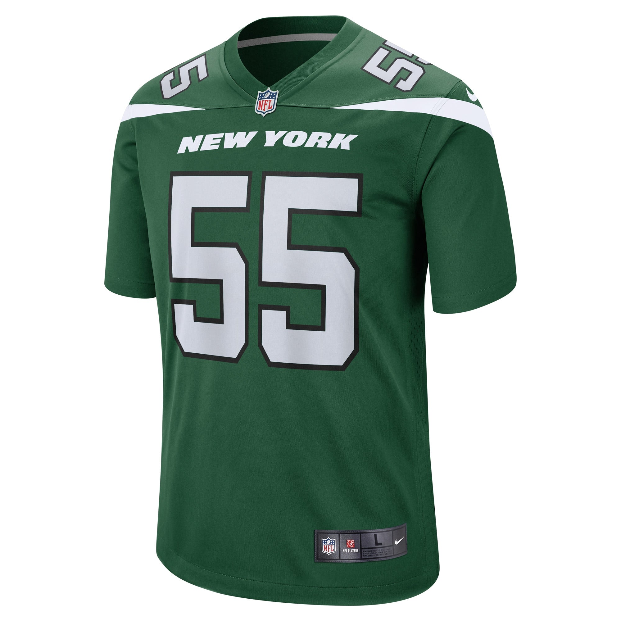 Men's Nike Chazz Surratt Gotham Green New York Jets Game Player Jersey - vstockx