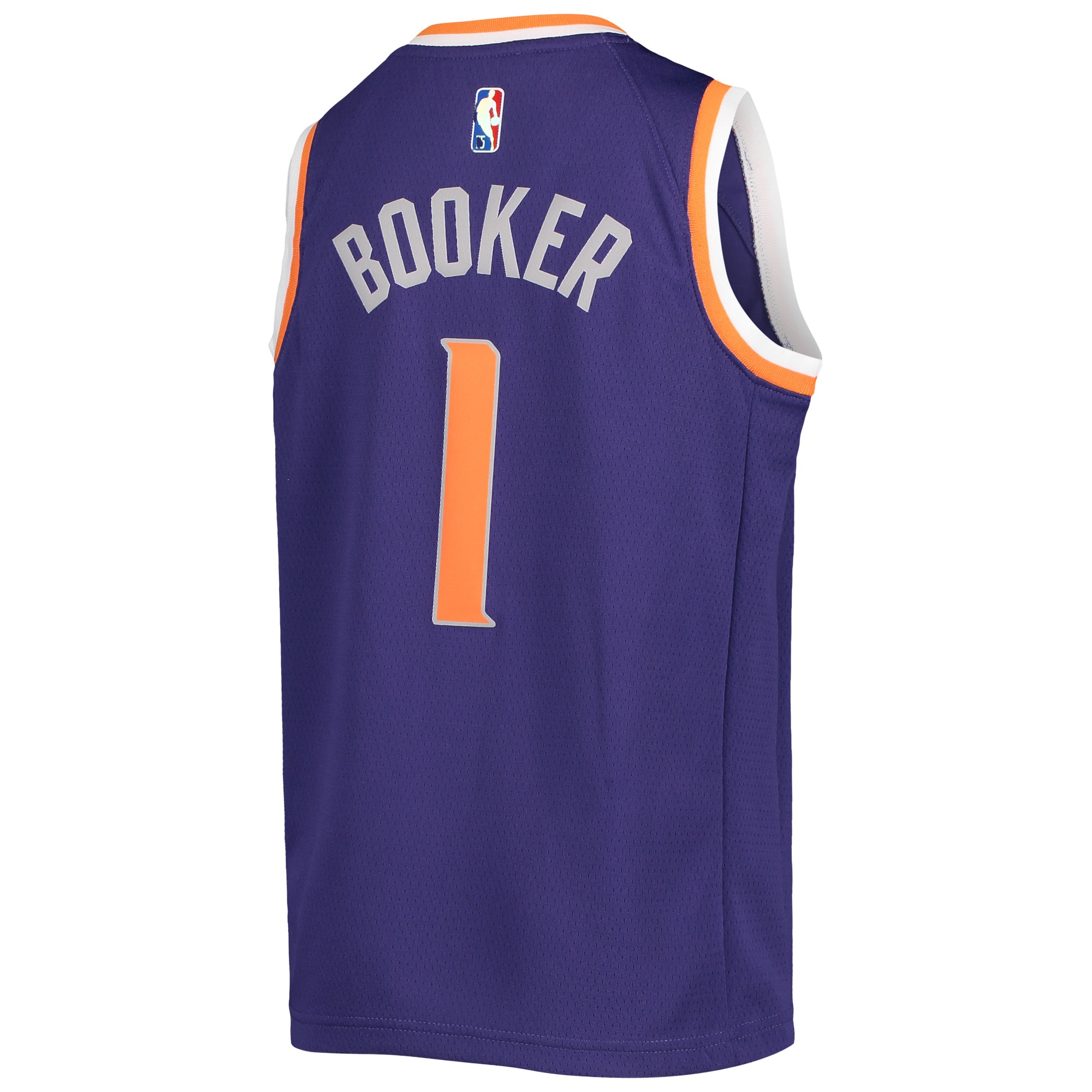 Devin Booker Phoenix Suns Nike Youth 2021/22 Diamond Swingman Jersey - Icon Edition - Purple - vstockx
