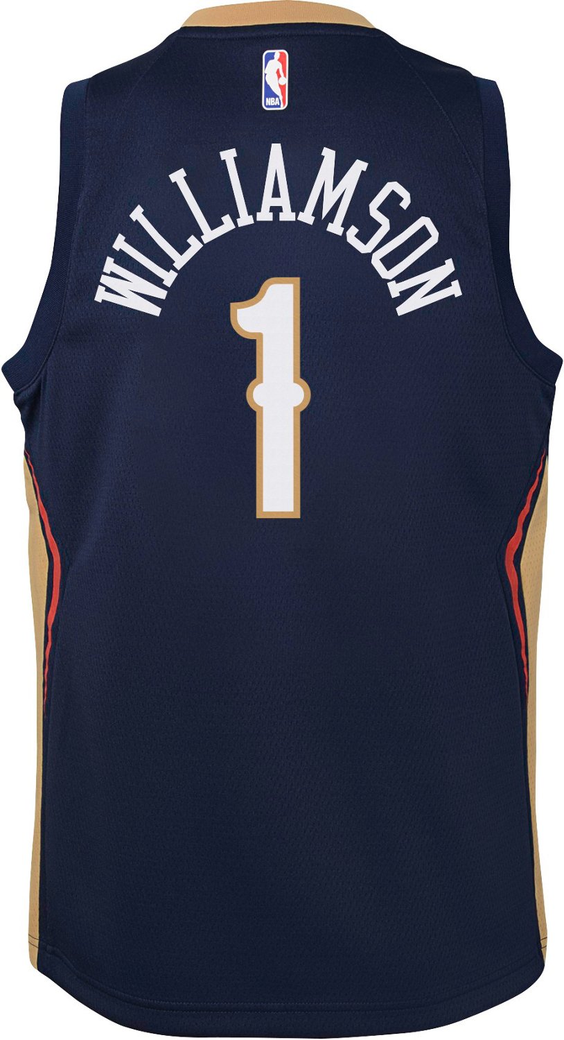 Nike Boys' New Orleans Pelicans Zion Williamson 1 Icon Swingman Jersey - vstockx