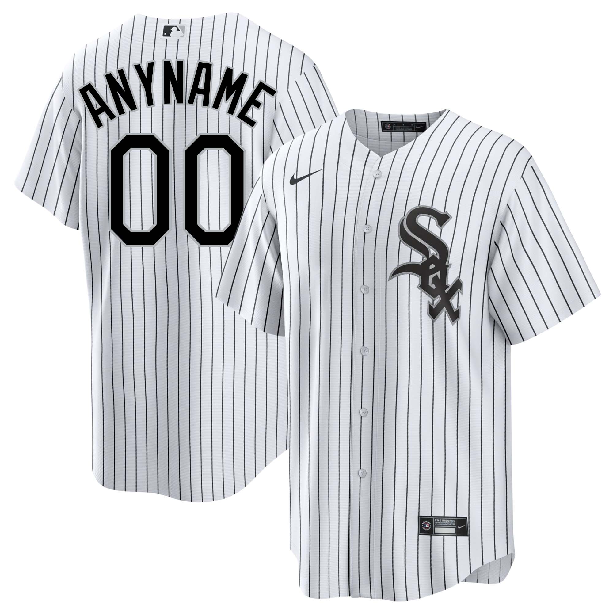 Chicago White Sox Home Men's Custom Replica Jersey - vstockx