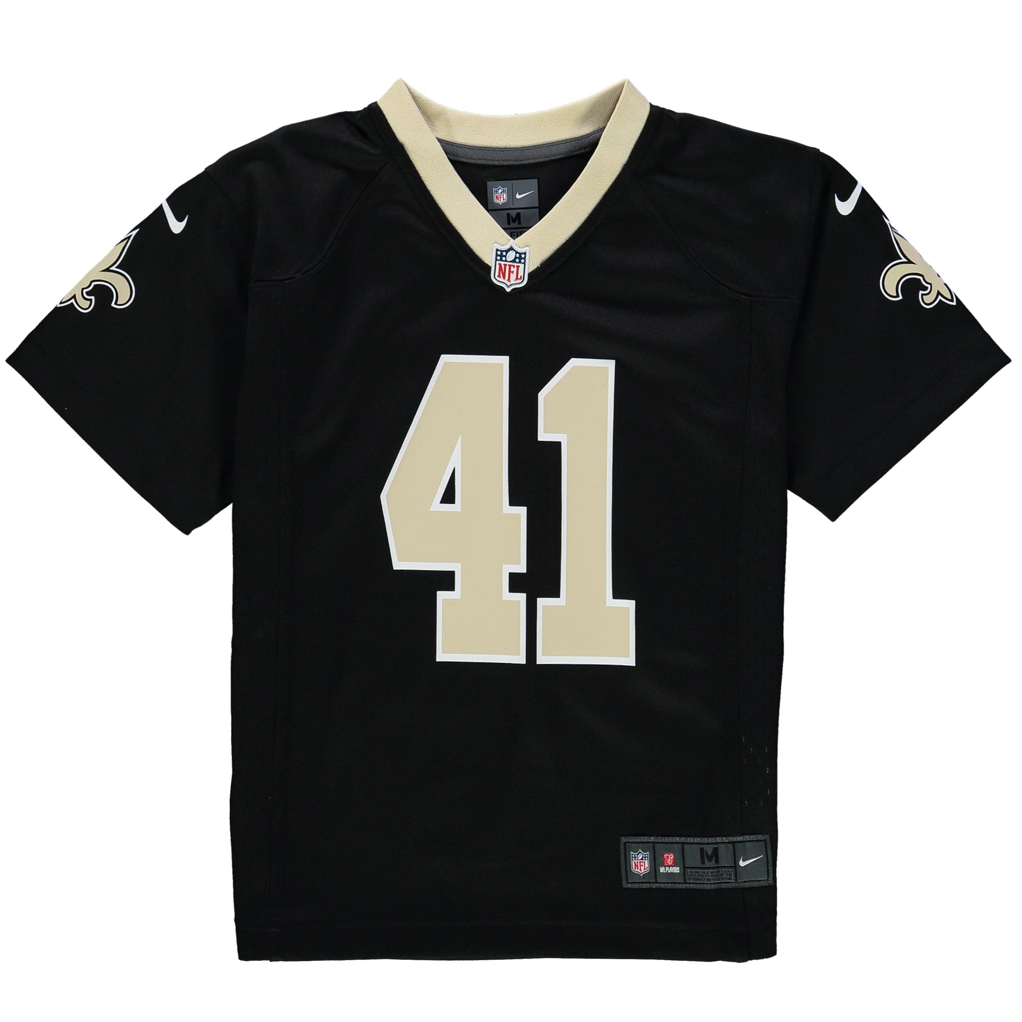 Preschool Nike Alvin Kamara Black New Orleans Saints Game Jersey - vstockx