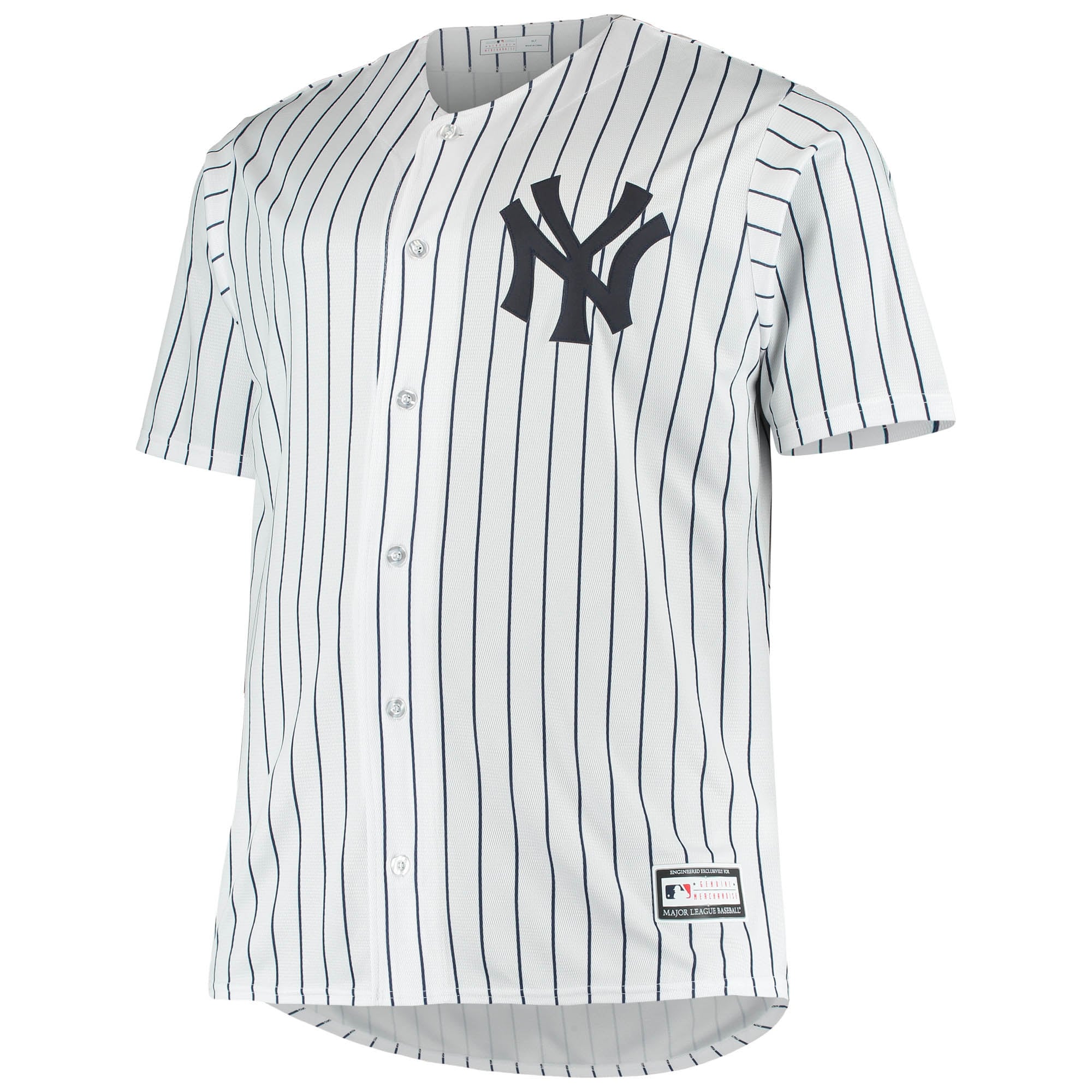 Derek Jeter New York Yankees Big & Tall Replica Player Jersey - White - vstockx