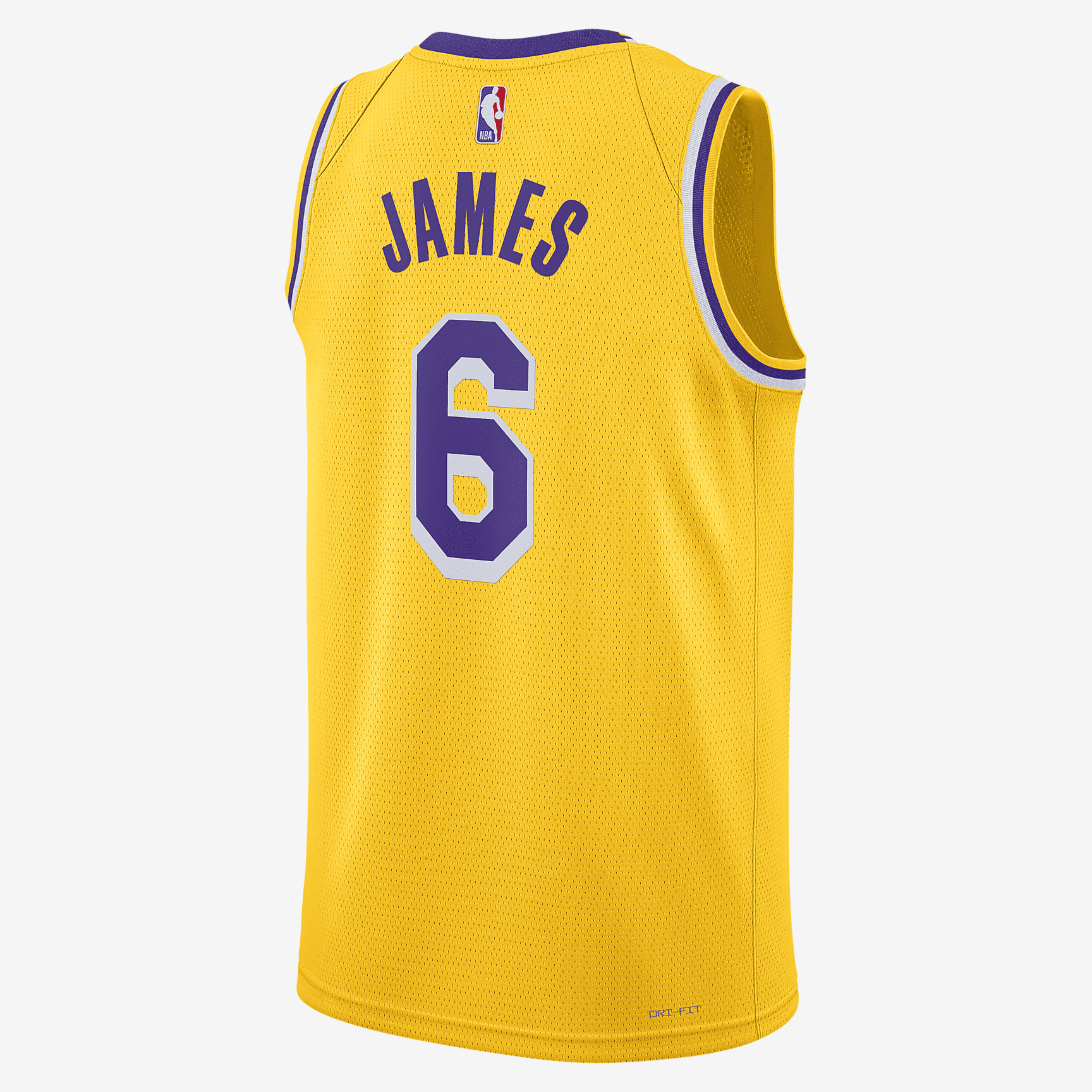 Los Angeles Lakers Icon Edition 2022/23 Nike Dri-FIT NBA Swingman Jersey - Amarillo - vstockx