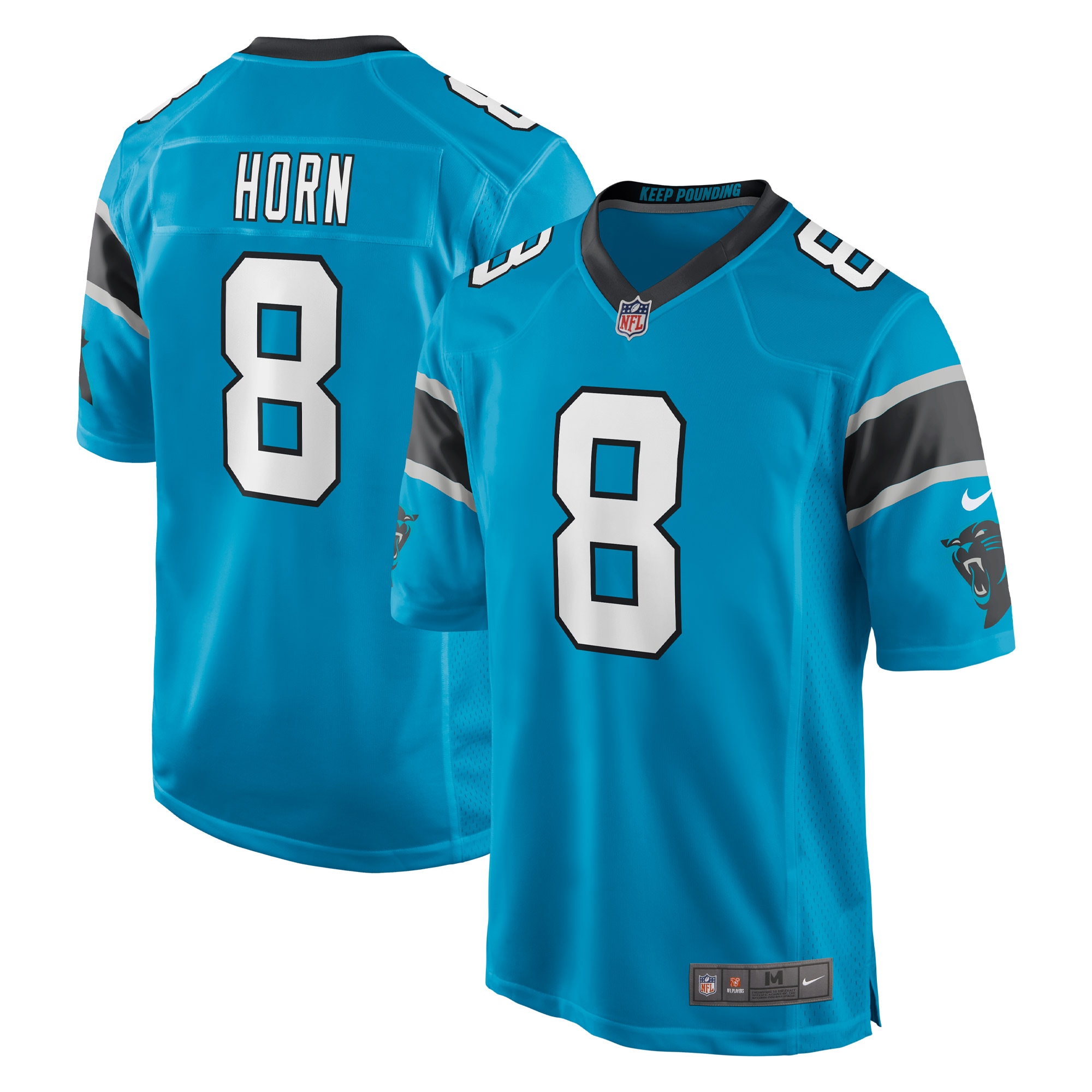 Jaycee Horn Carolina Panthers Nike Game Jersey - Blue - vstockx
