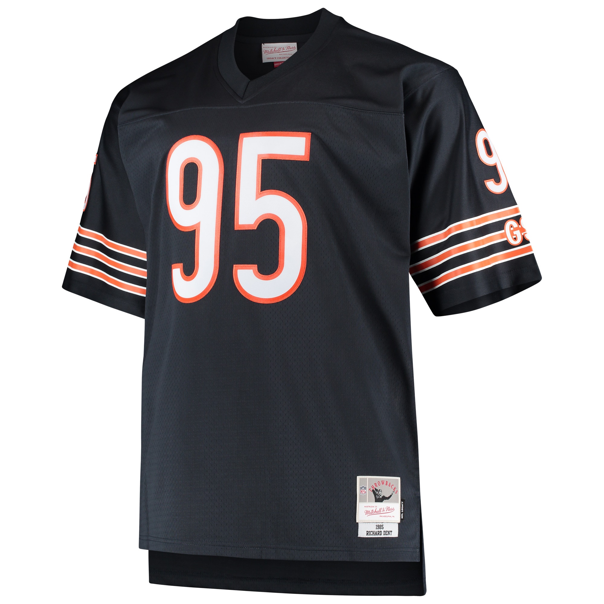 Richard Dent Chicago Bears Mitchell & Ness Big & Tall 1985 Retired Player Replica Jersey - Navy - vstockx