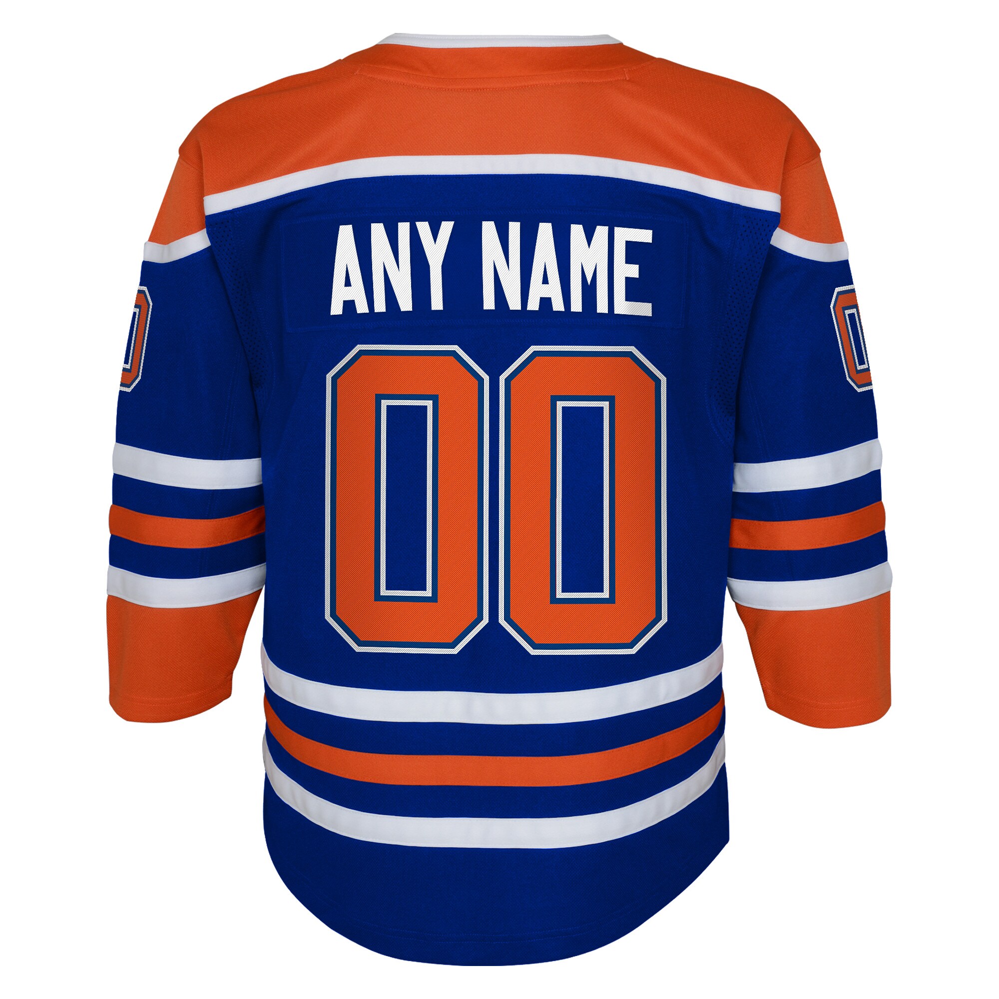 Edmonton Oilers Outerstuff Youth Home Replica Custom Jersey - Royal - vstockx