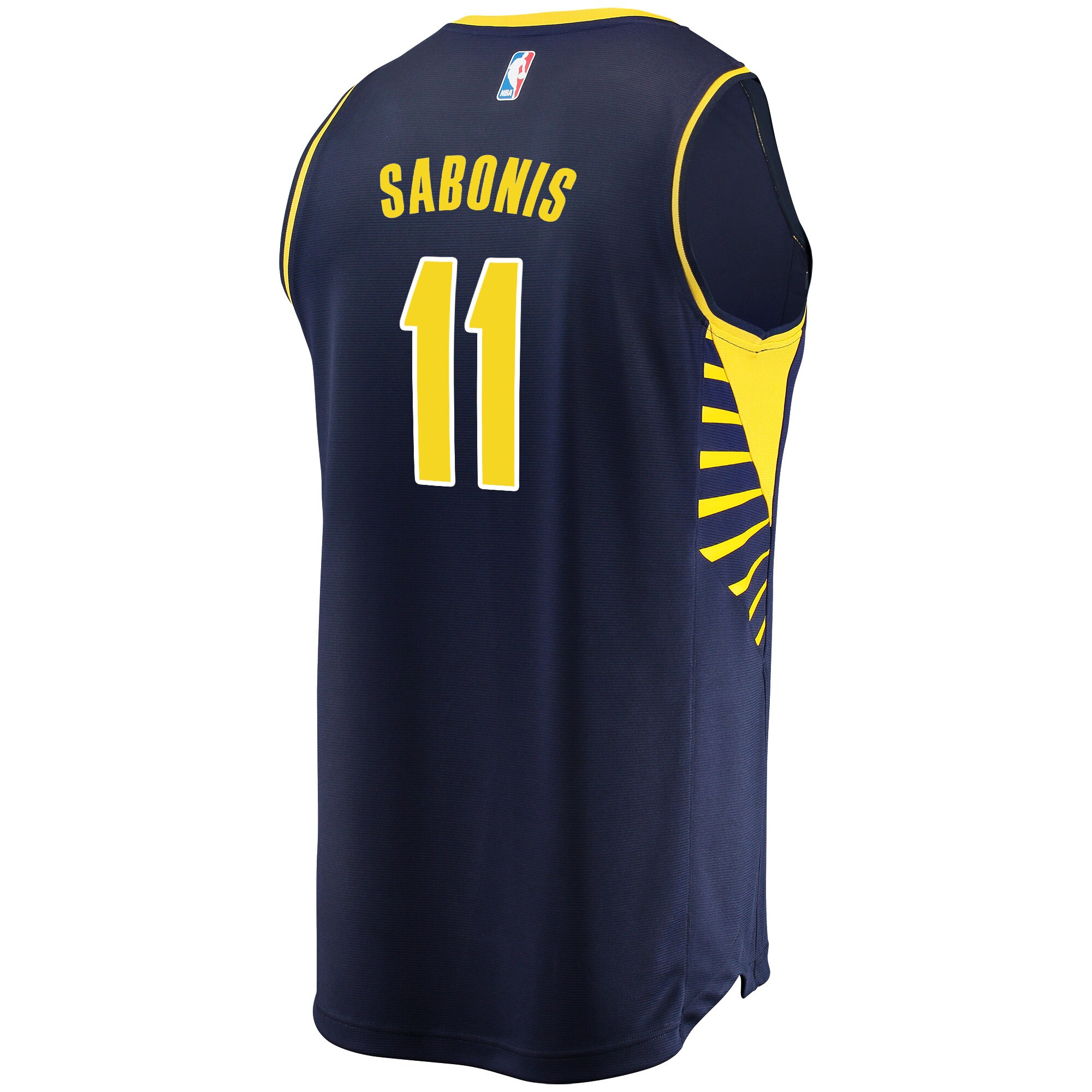 Domantas Sabonis Indiana Pacers Fanatics Branded Fast Break Replica Player Jersey - Icon Edition - Navy - vstockx