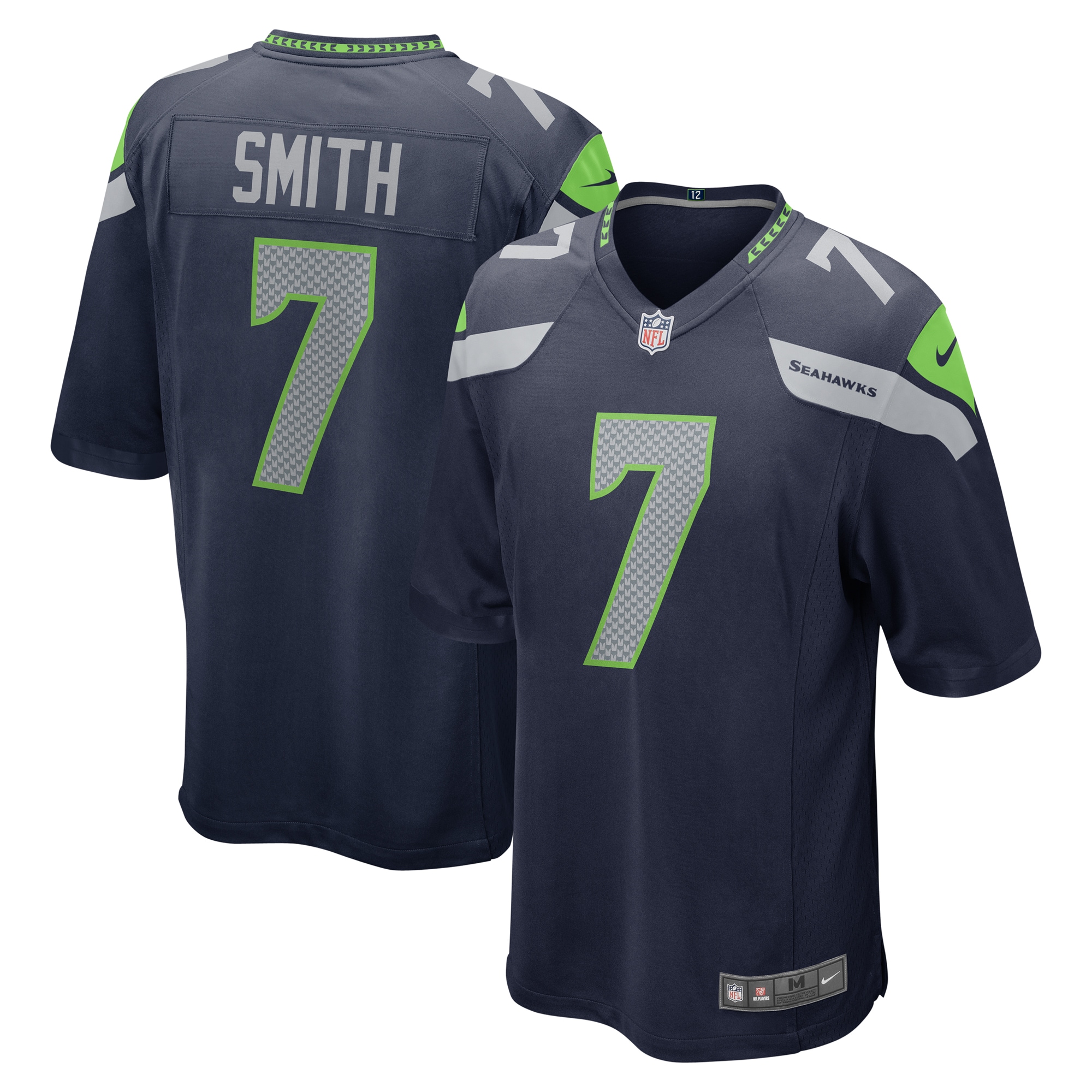 Geno Smith Seattle Seahawks Nike Game Jersey - College Navy - vstockx