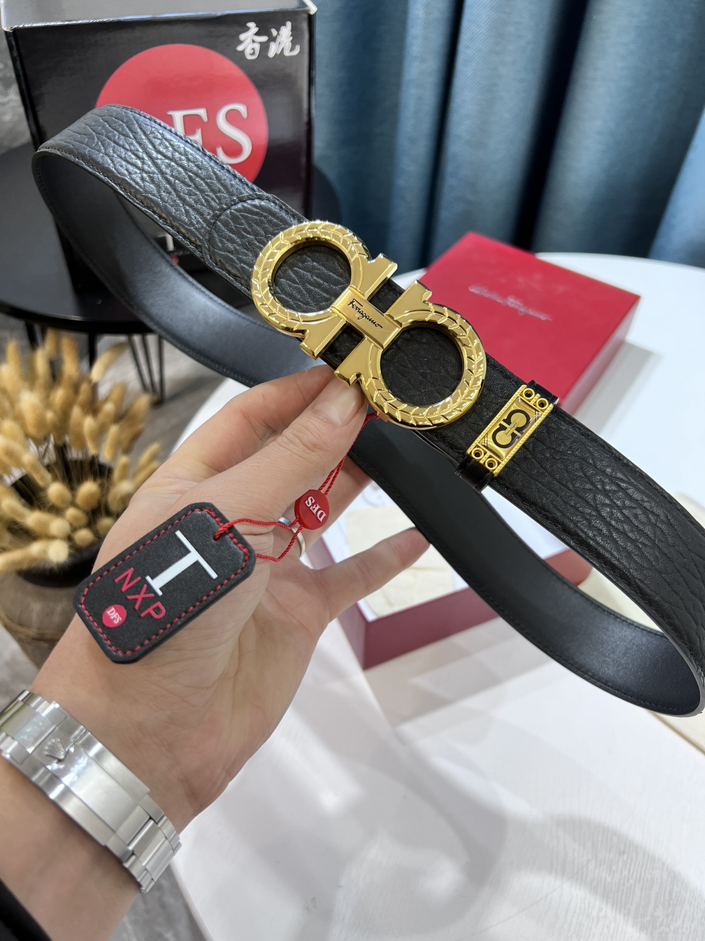Streetwear Belt Ferragamo 319618 size:3.5cm - vstockx