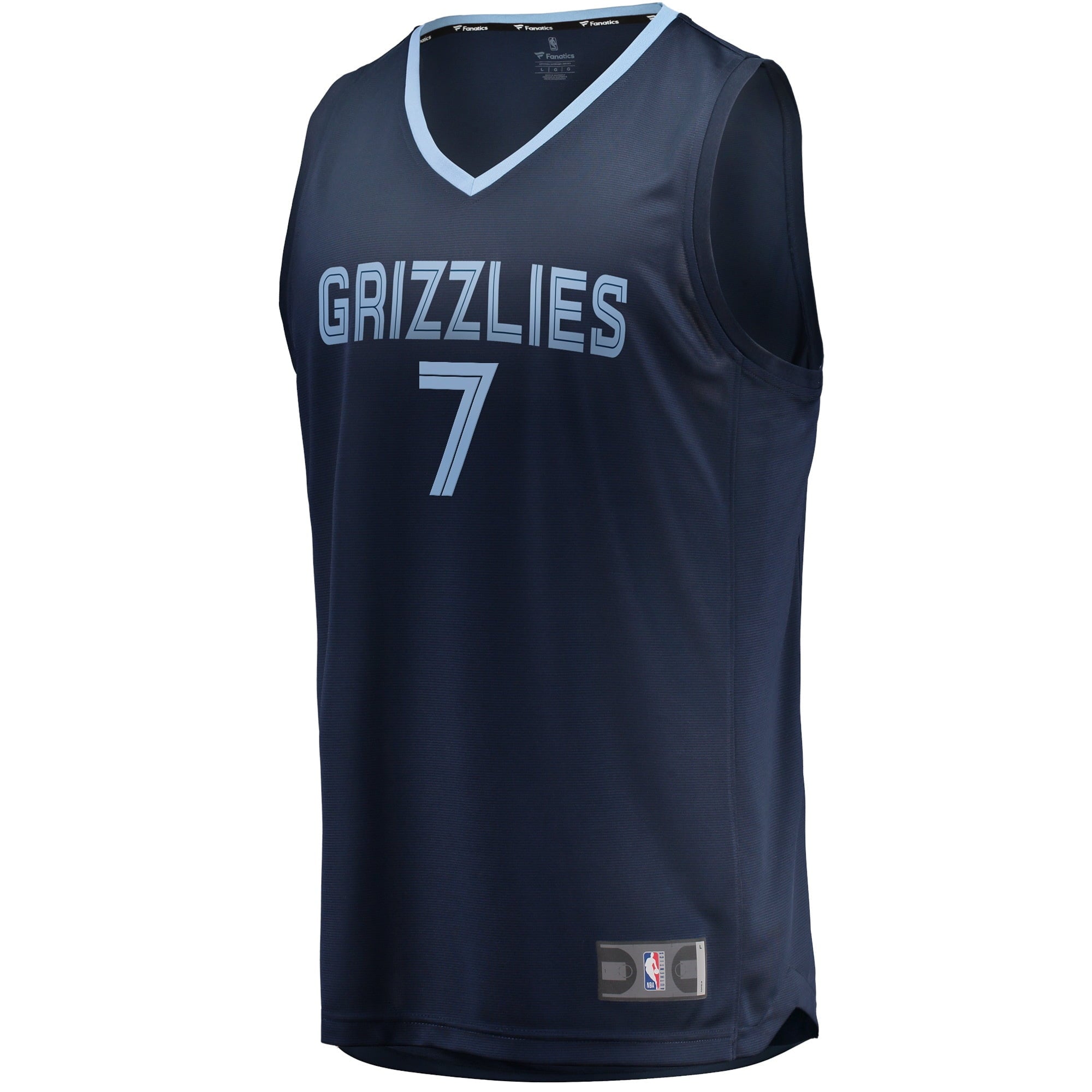 Men's Fanatics Branded Santi Aldama Navy Memphis Grizzlies 2021/22 Fast Break Replica Jersey - Icon Edition - vstockx
