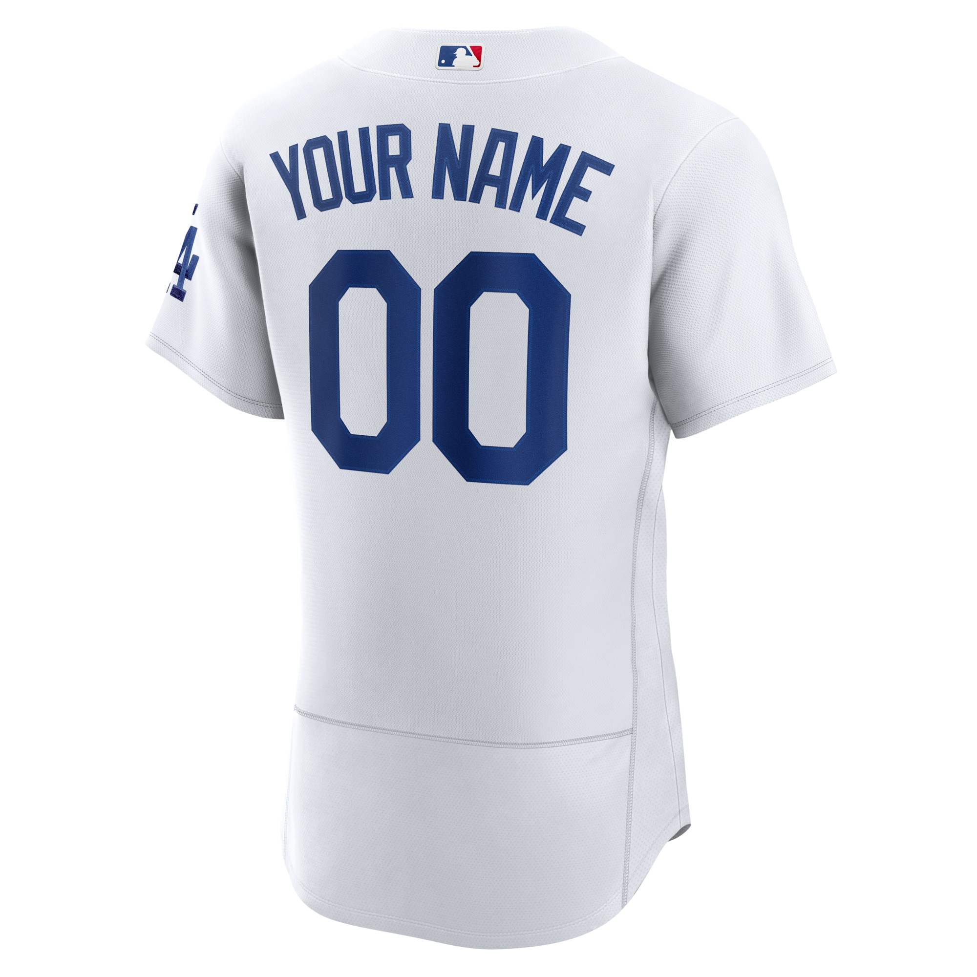 Los Angeles Dodgers Nike Home Authentic Custom Patch Jersey - White - vstockx