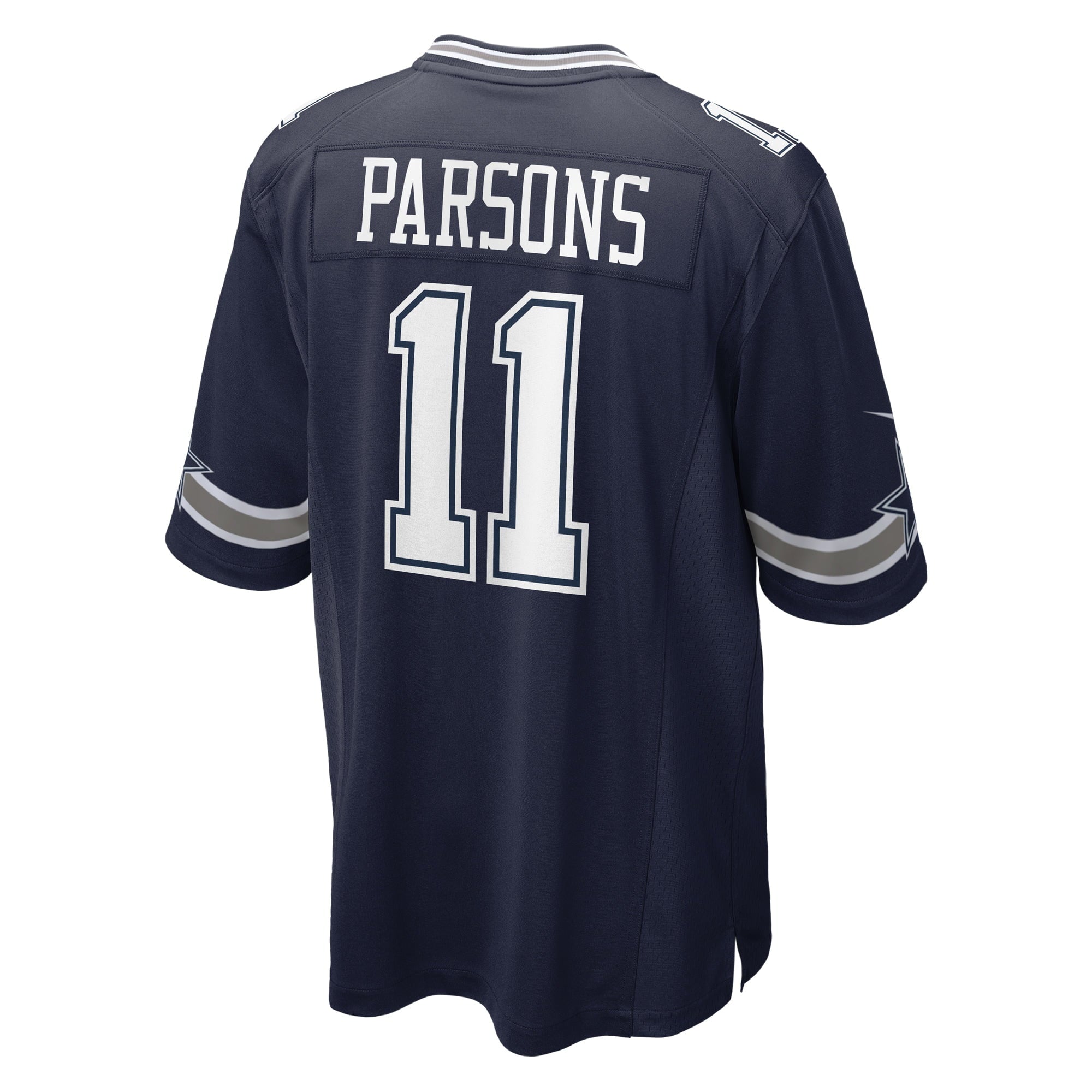 Men's Nike Micah Parsons Navy Dallas Cowboys 2021 NFL Draft First Round Pick Game Jersey - vstockx