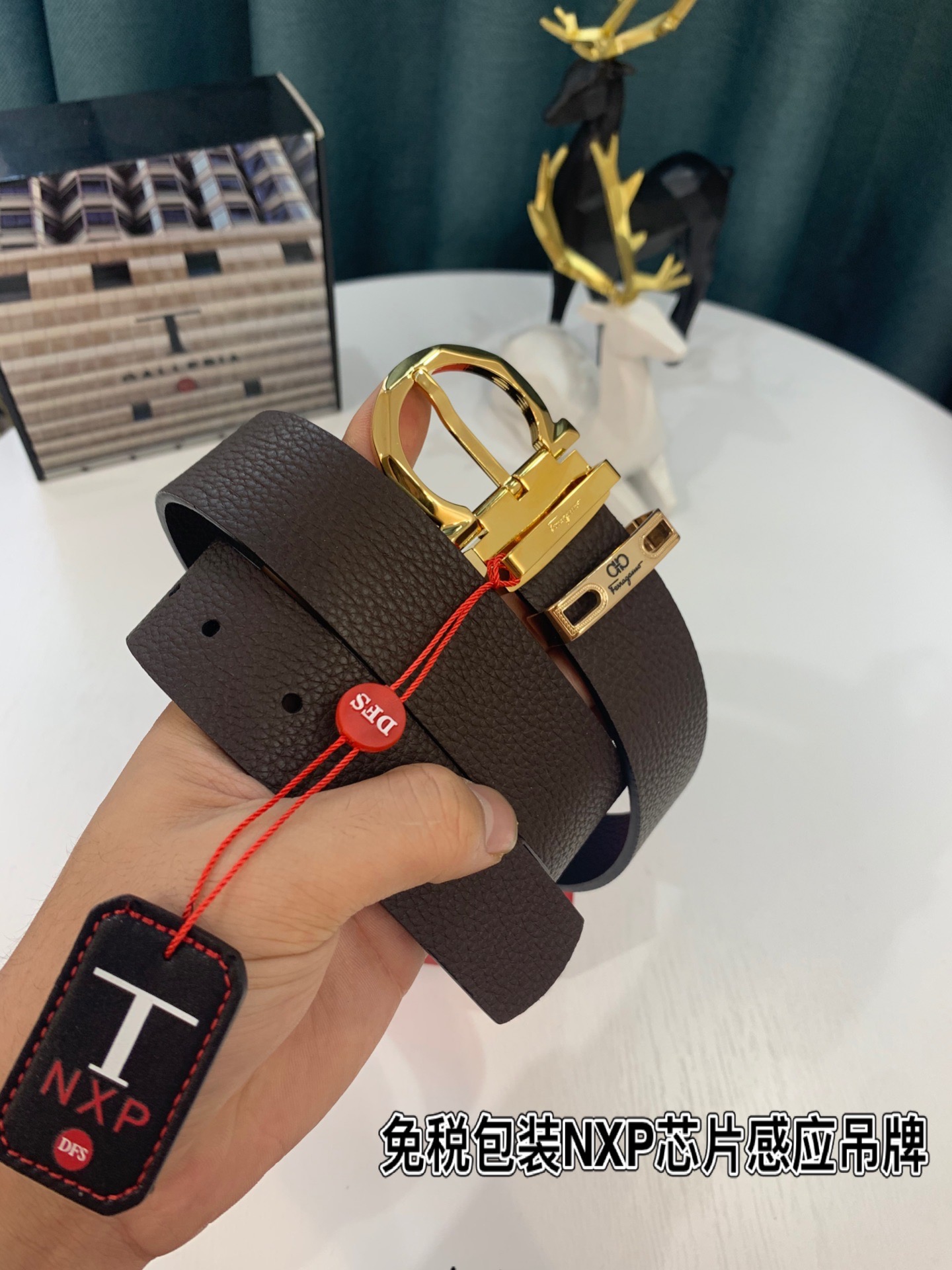Streetwear Belt Ferragamo 319204 size:3.5cm - vstockx