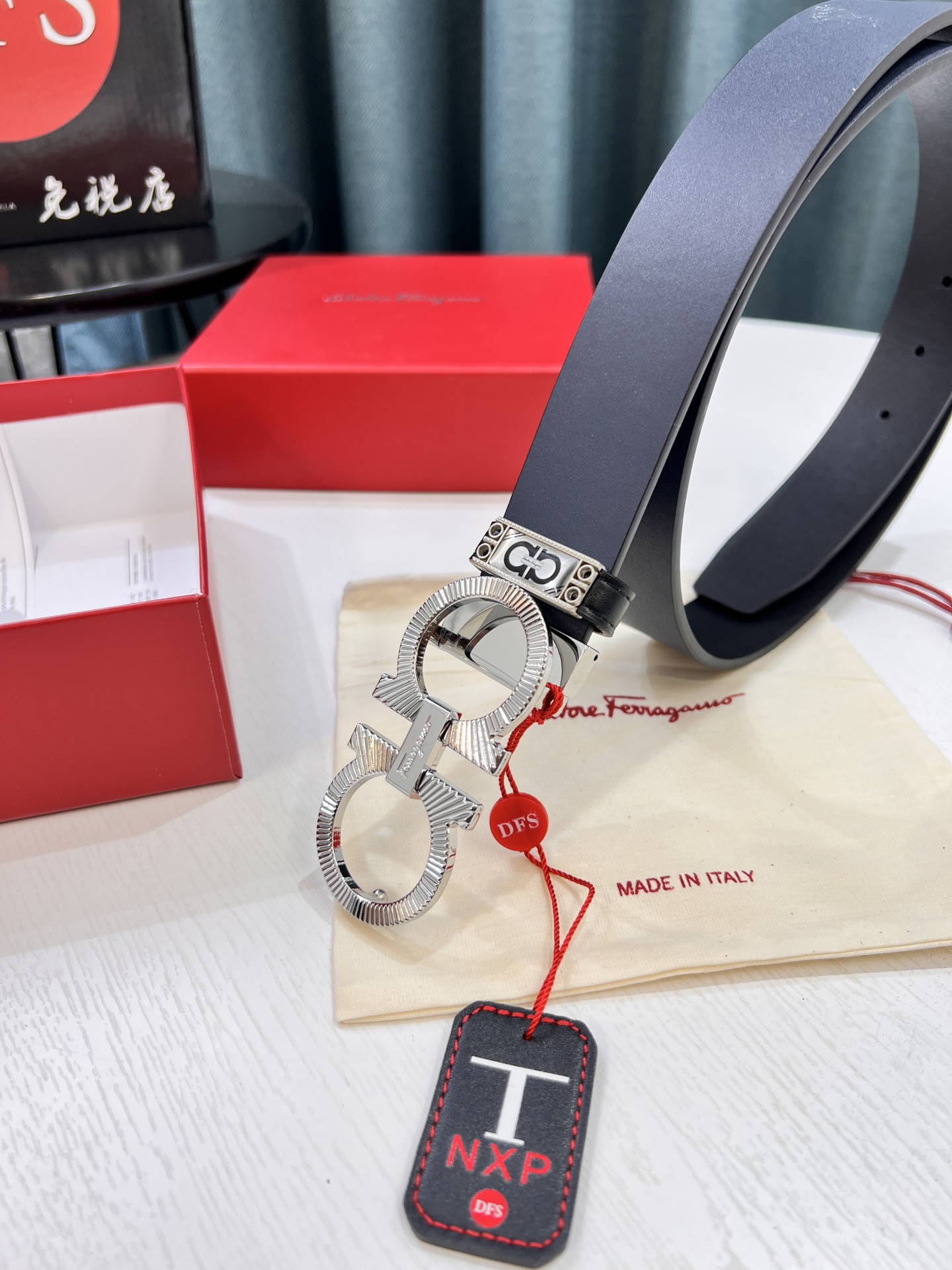 Streetwear Belt Ferragamo 319697 size:3.5cm - vstockx
