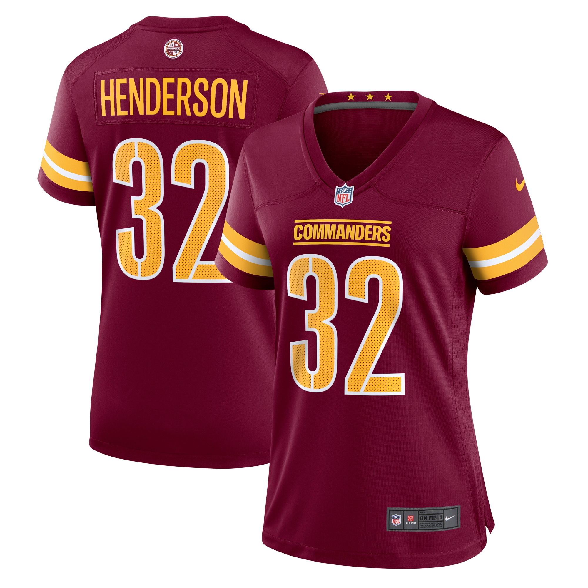 Xavier Henderson Washington Commanders Nike Women's Team Game Jersey - Burgundy - vstockx