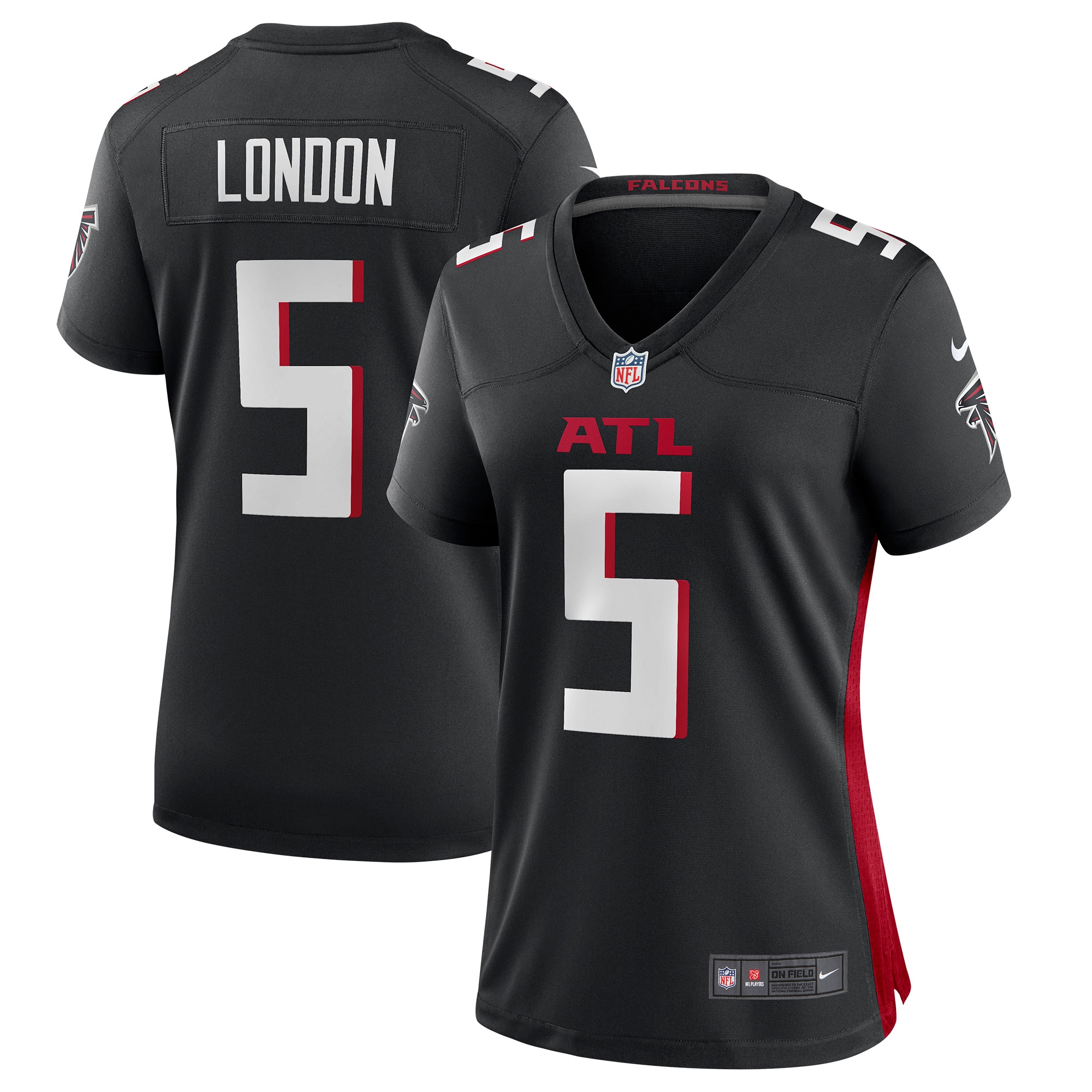 Drake London Atlanta Falcons Nike Women's Player Game Jersey - Black - vstockx