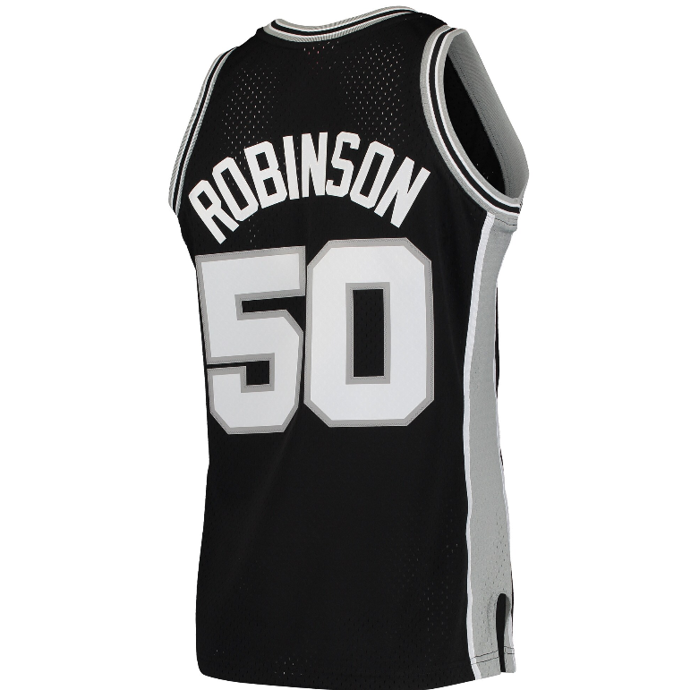 Men's David Robinson San Antonio Spurs Mitchell & Ness Hardwood Classics 1998-99 Swingman Jersey - Black - vstockx
