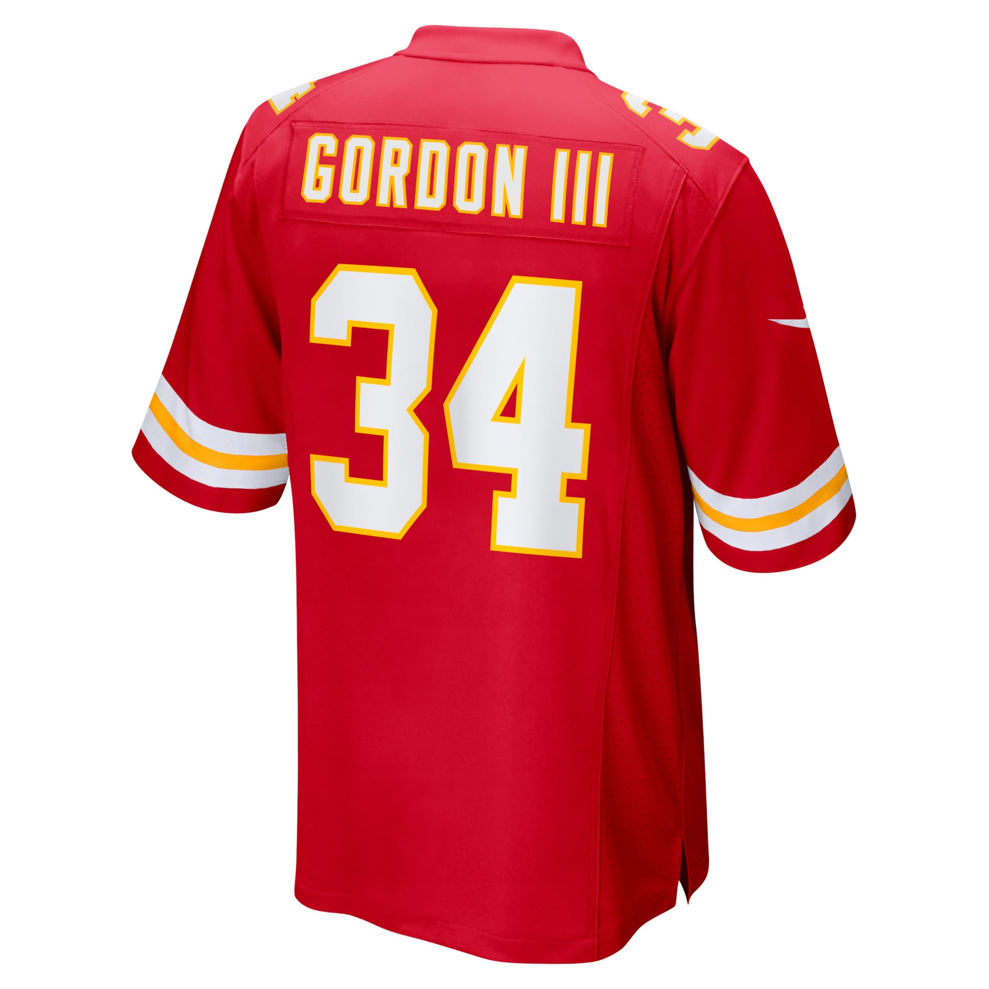 Men's Nike Melvin Gordon III Red Kansas City Chiefs Home Game Player Jersey - vstockx