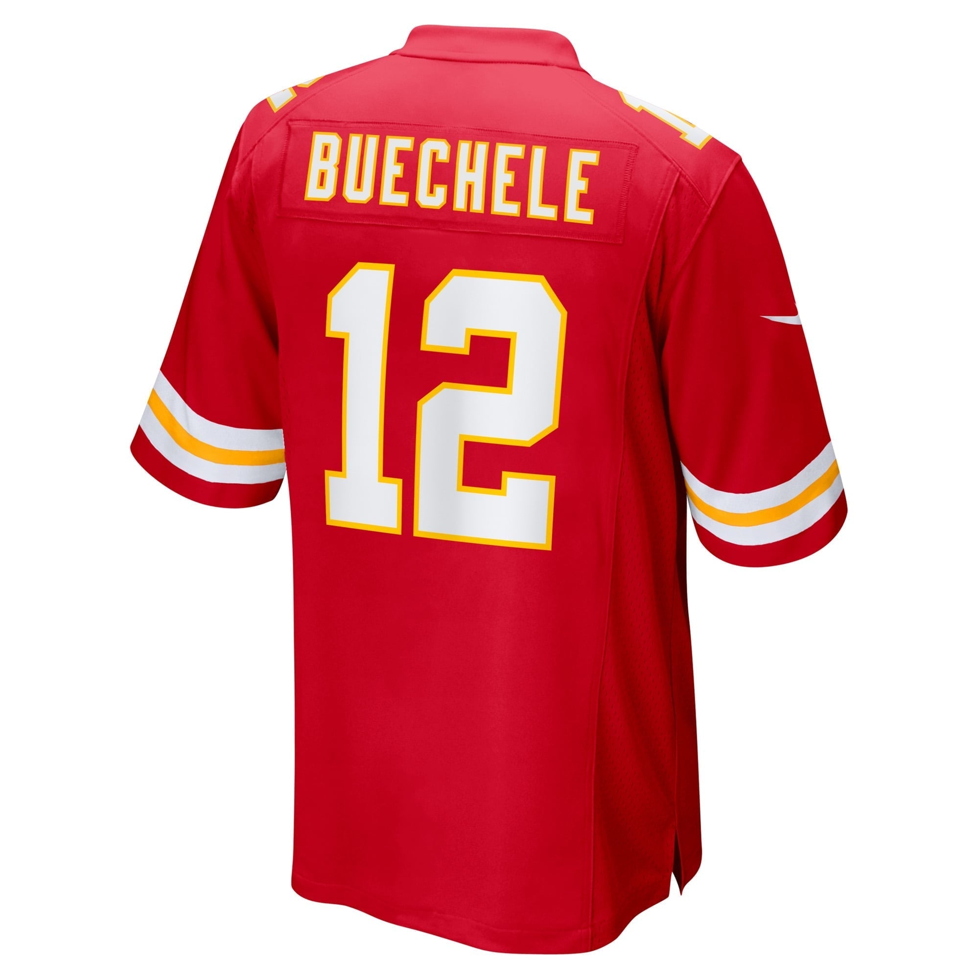 Men's Nike Shane Buechele Red Kansas City Chiefs Game Player Jersey - vstockx
