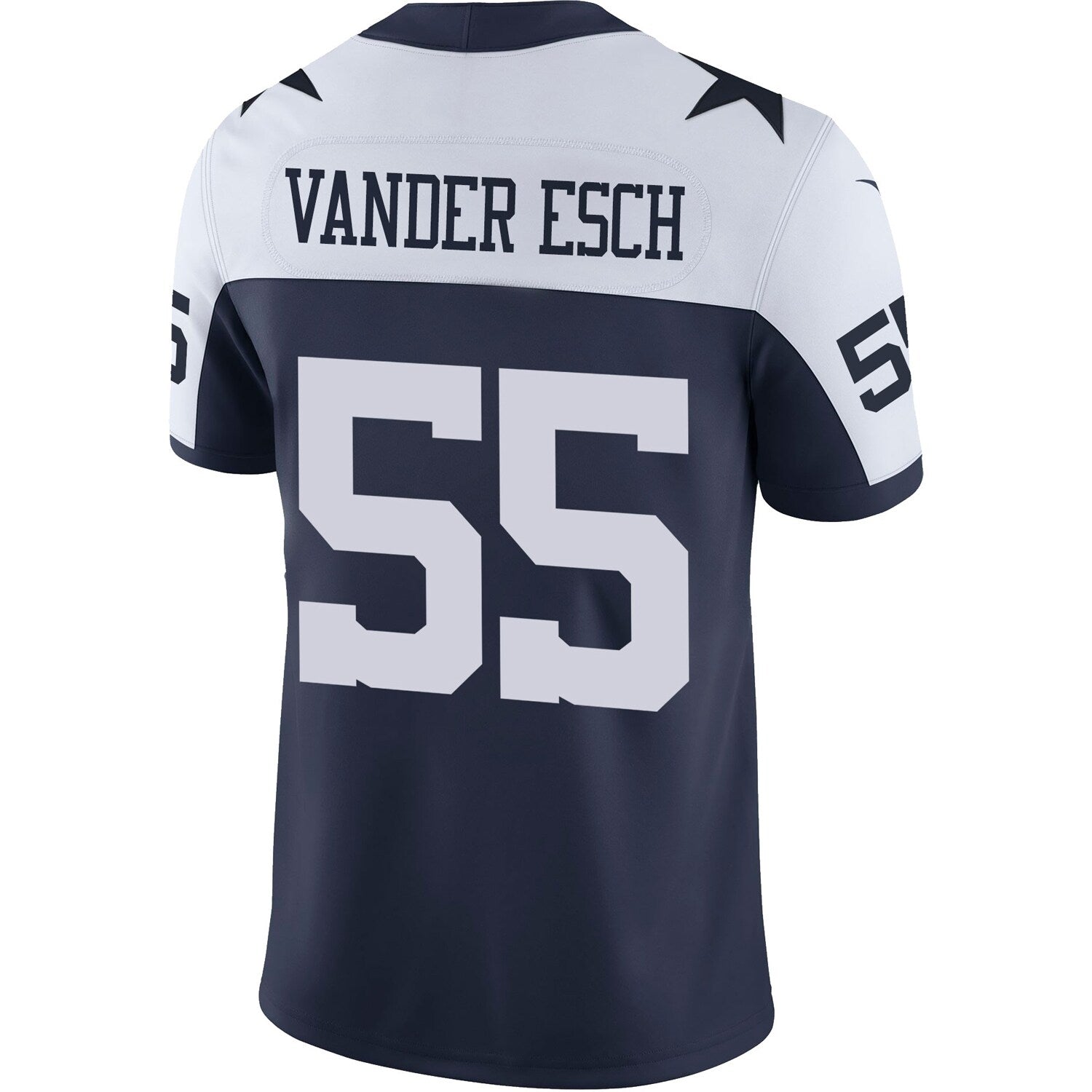 Men's Nike Leighton Vander Esch Navy Dallas Cowboys Alternate Vapor Limited Jersey - vstockx