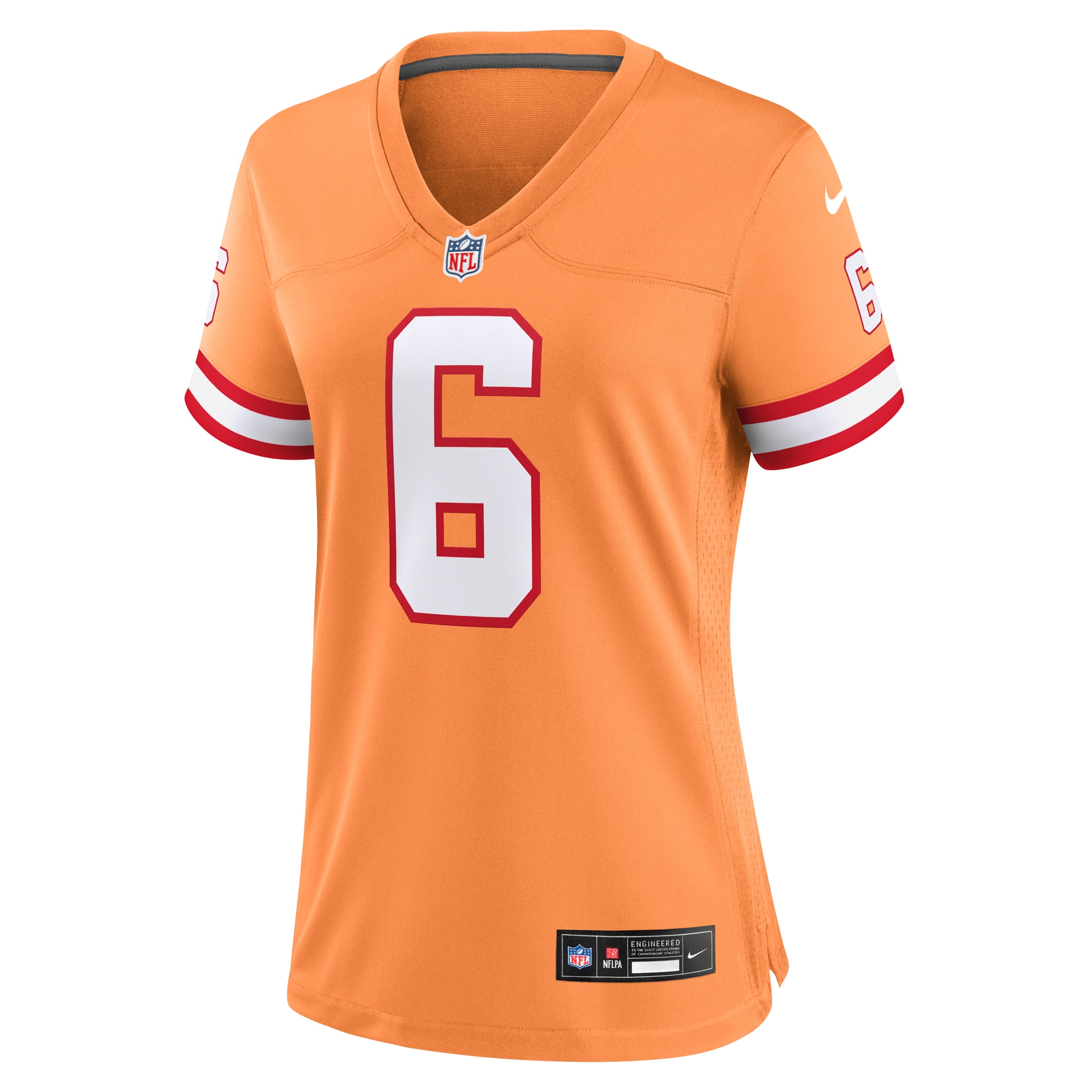 Baker Mayfield Tampa Bay Buccaneers Nike Women's Throwback Game Jersey - Orange - vstockx