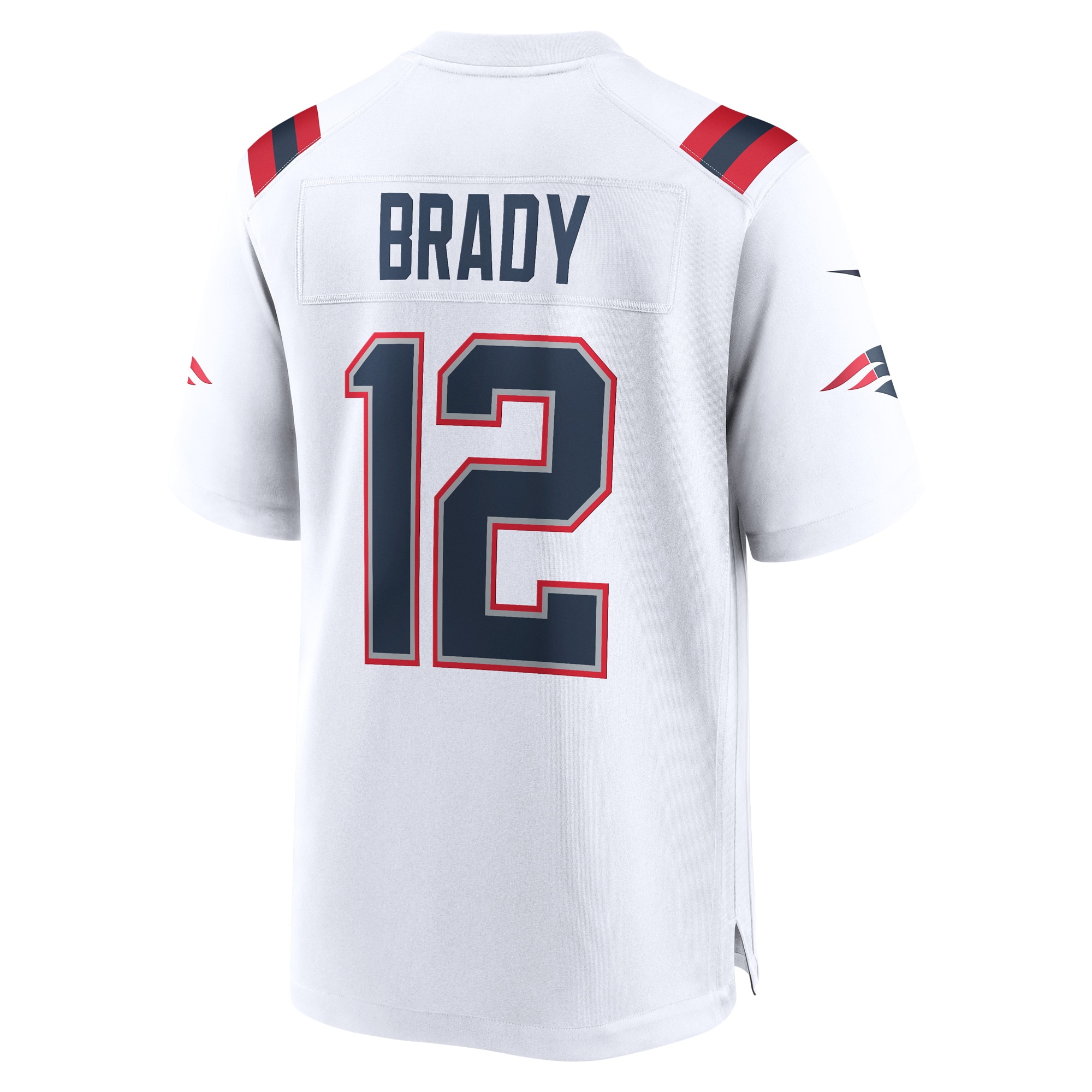 Tom Brady New England Patriots Nike Retired Game Jersey - White - vstockx