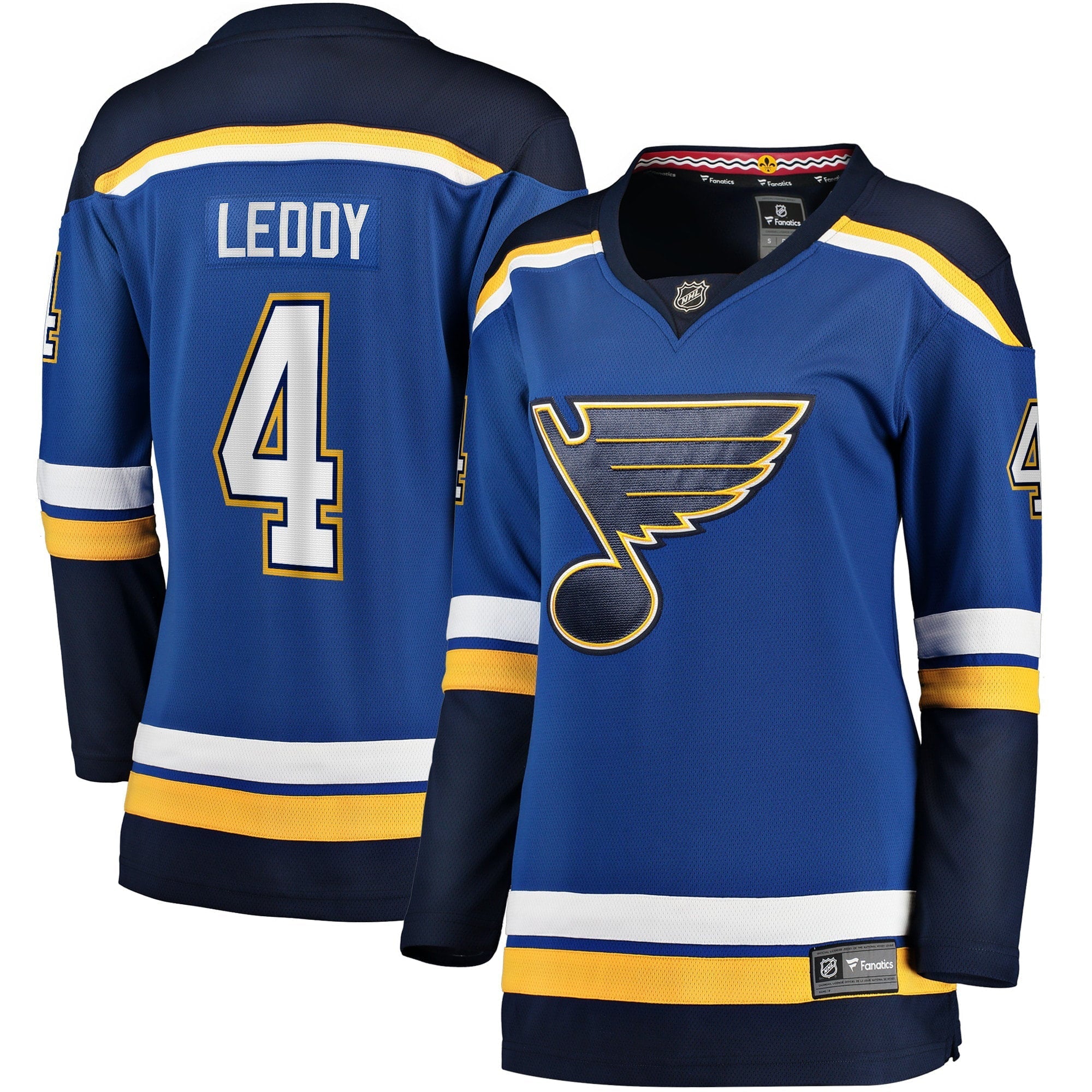 Women's Fanatics Branded Nick Leddy Blue St. Louis Blues Home Breakaway Player Jersey - vstockx