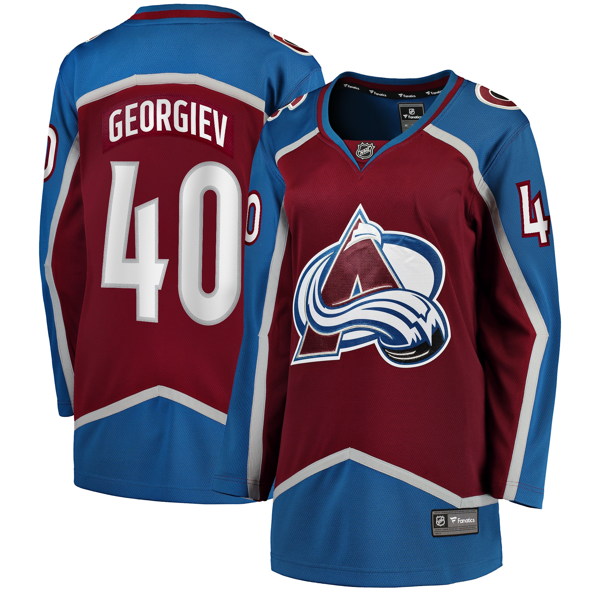 Alexandar Georgiev Colorado Avalanche Fanatics Branded Women's Home Breakaway Player Jersey - Burgundy - vstockx