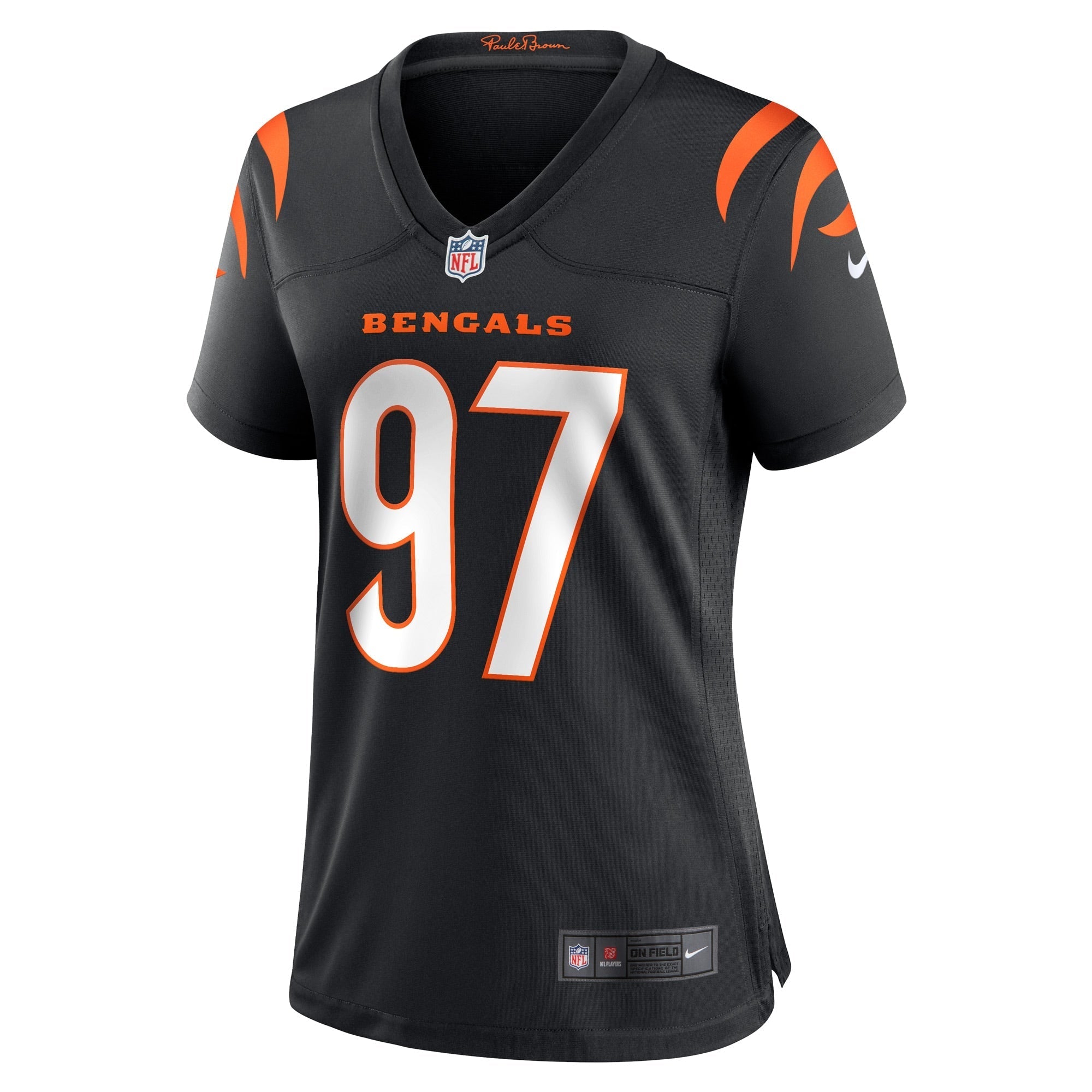 Women's Nike Jay Tufele Black Cincinnati Bengals Game Player Jersey - vstockx