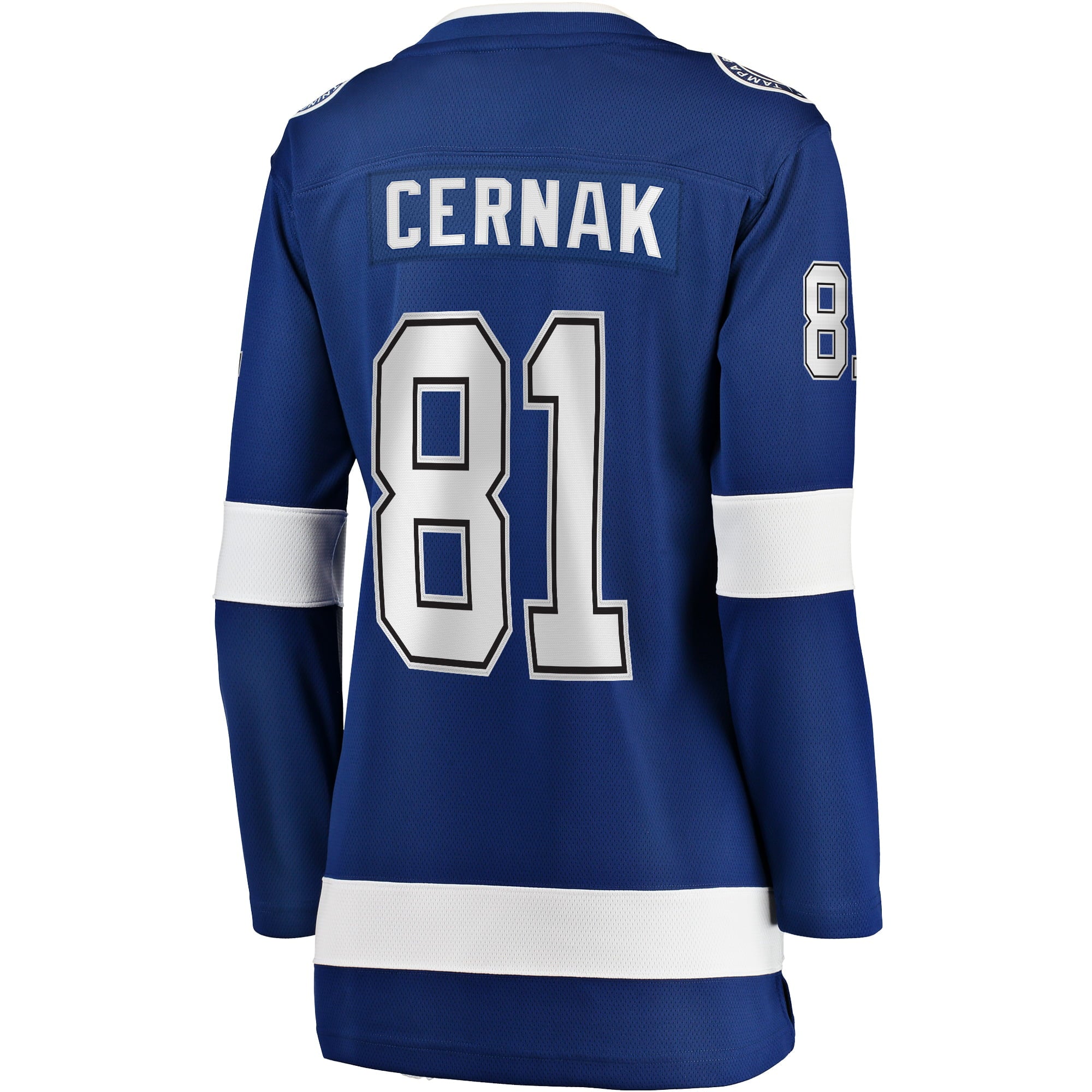 Women's Erik Cernak Fanatics Branded Blue Tampa Bay Lightning Home Breakaway Player Jersey - vstockx