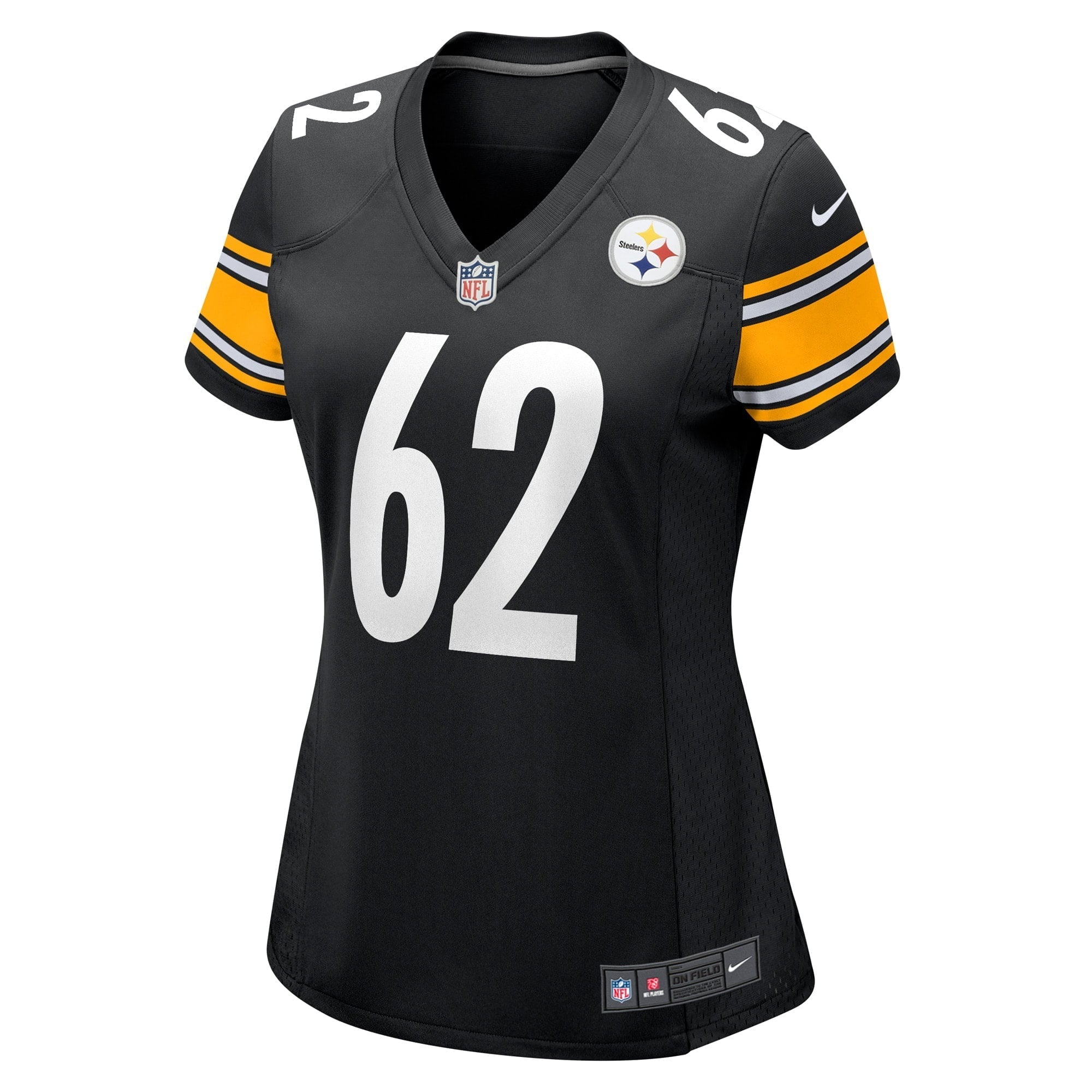 Women's Nike Ryan McCollum Black Pittsburgh Steelers Game Player Jersey - vstockx