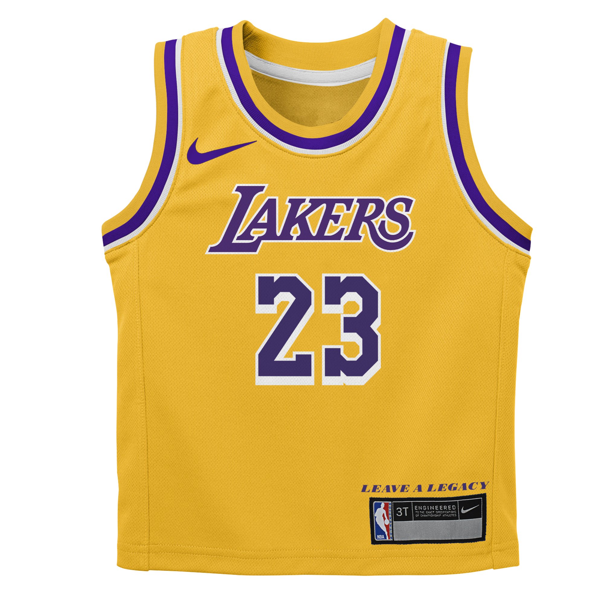 LeBron James Los Angeles Lakers Nike Toddler Swingman Player Jersey - Icon Edition - Gold - vstockx