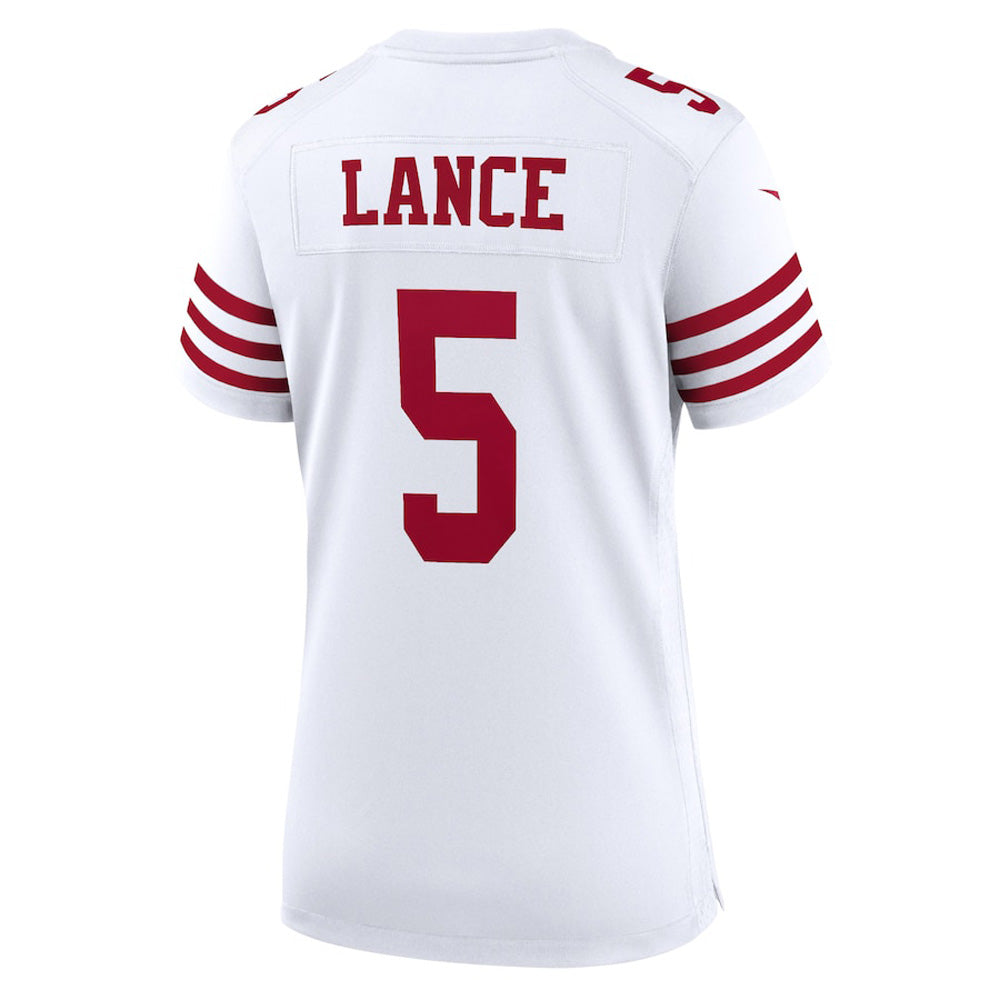 Women's San Francisco 49ers Trey Lance Game Jersey - White - vstockx