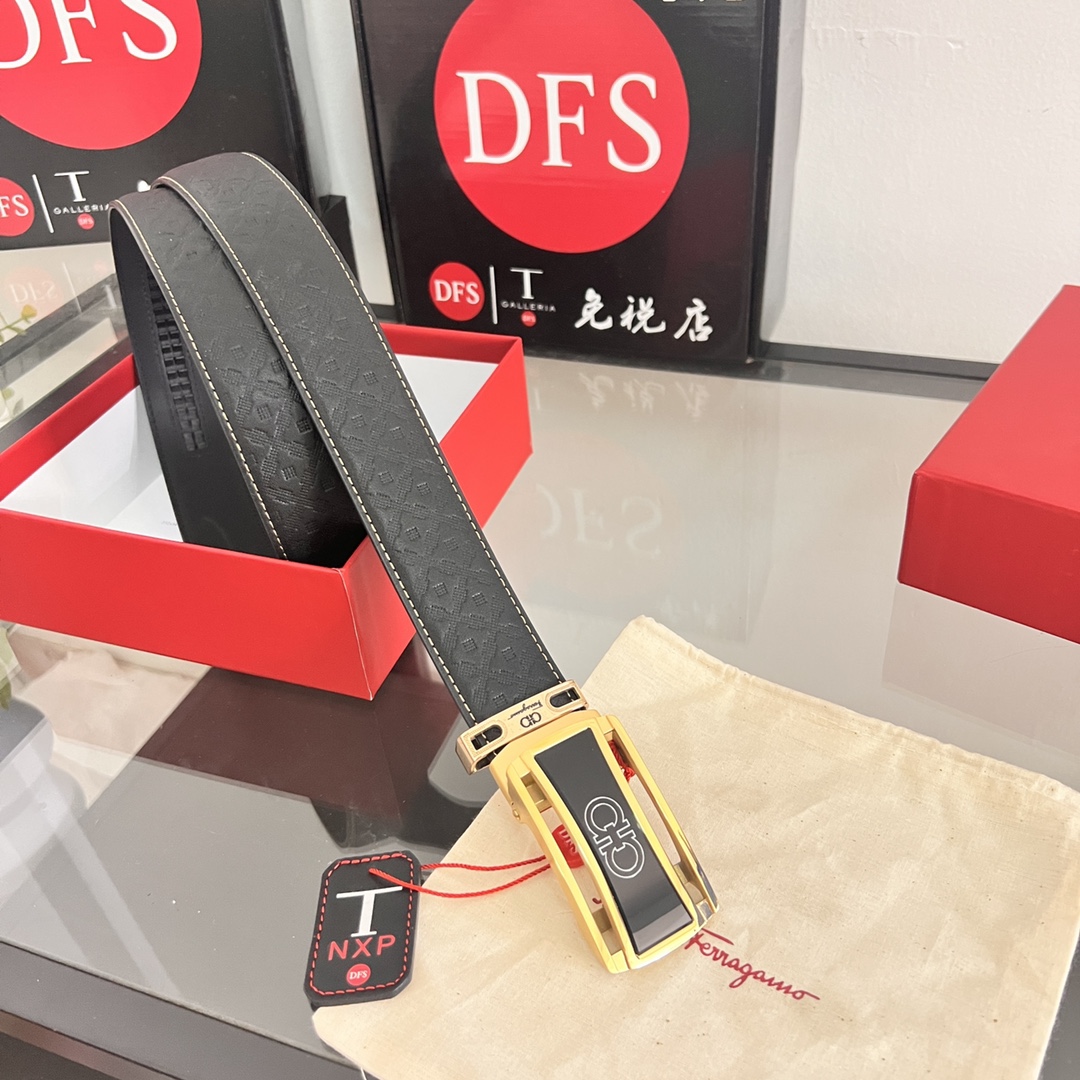 Streetwear Belt Ferragamo 320215 size:3.5cm - vstockx