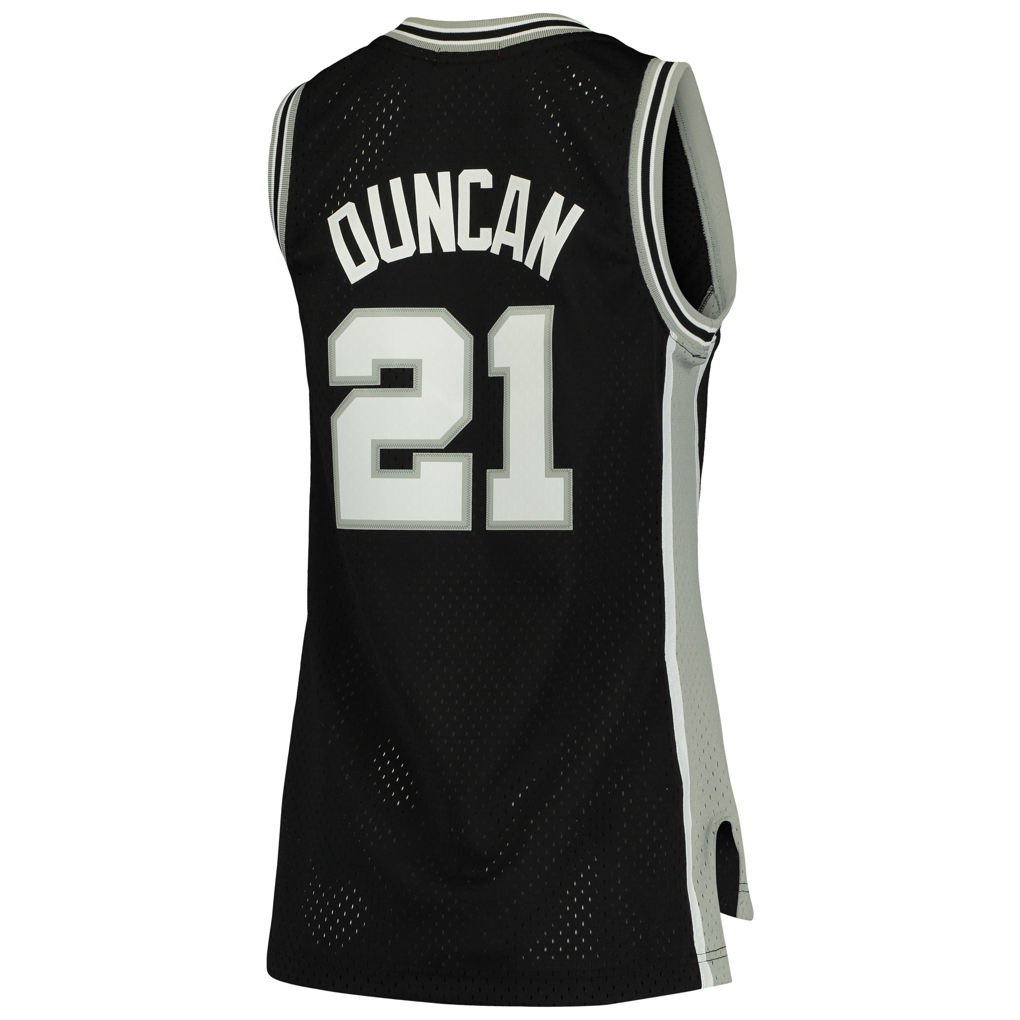 Tim Duncan San Antonio Spurs Mitchell & Ness Women's 1998-99 Hardwood Classics Swingman Jersey - Black - vstockx