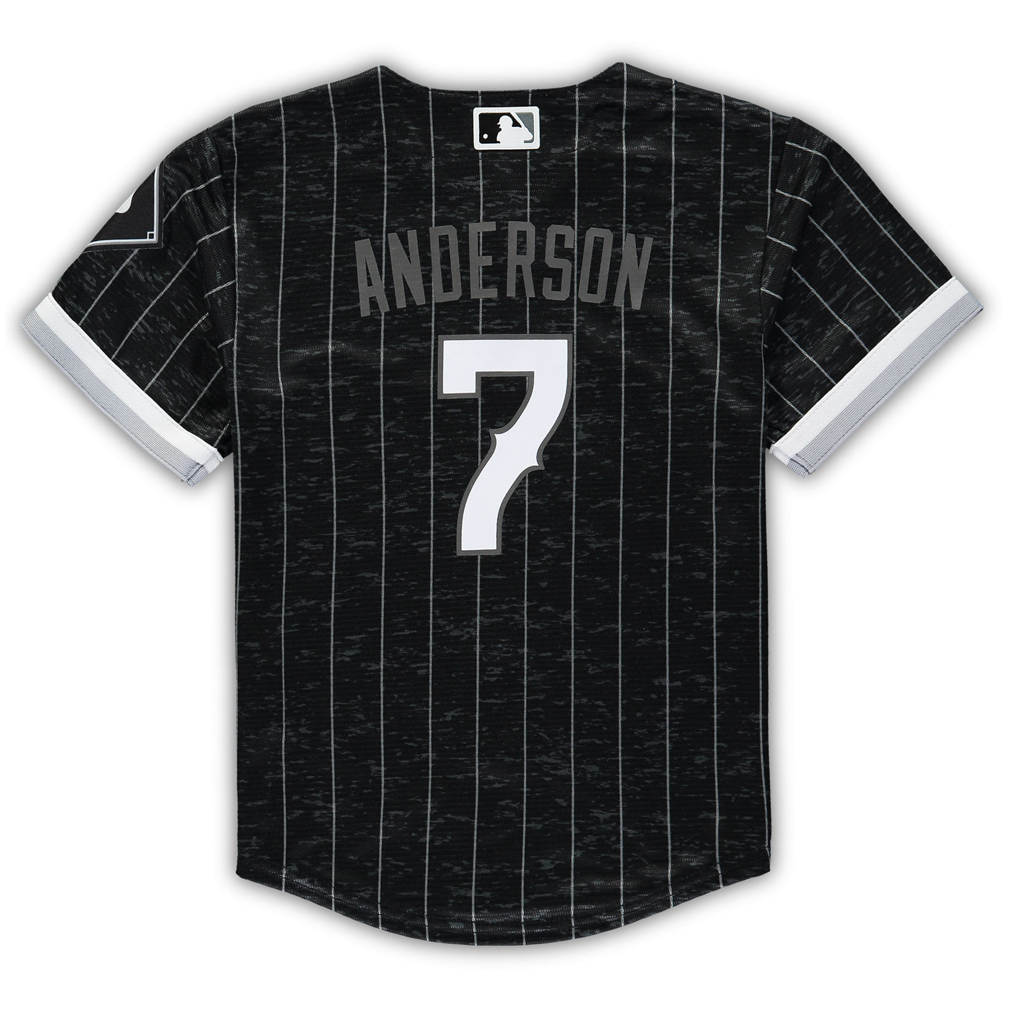 Tim Anderson Chicago White Sox Nike Preschool City Connect Script Replica Jersey - Black - vstockx
