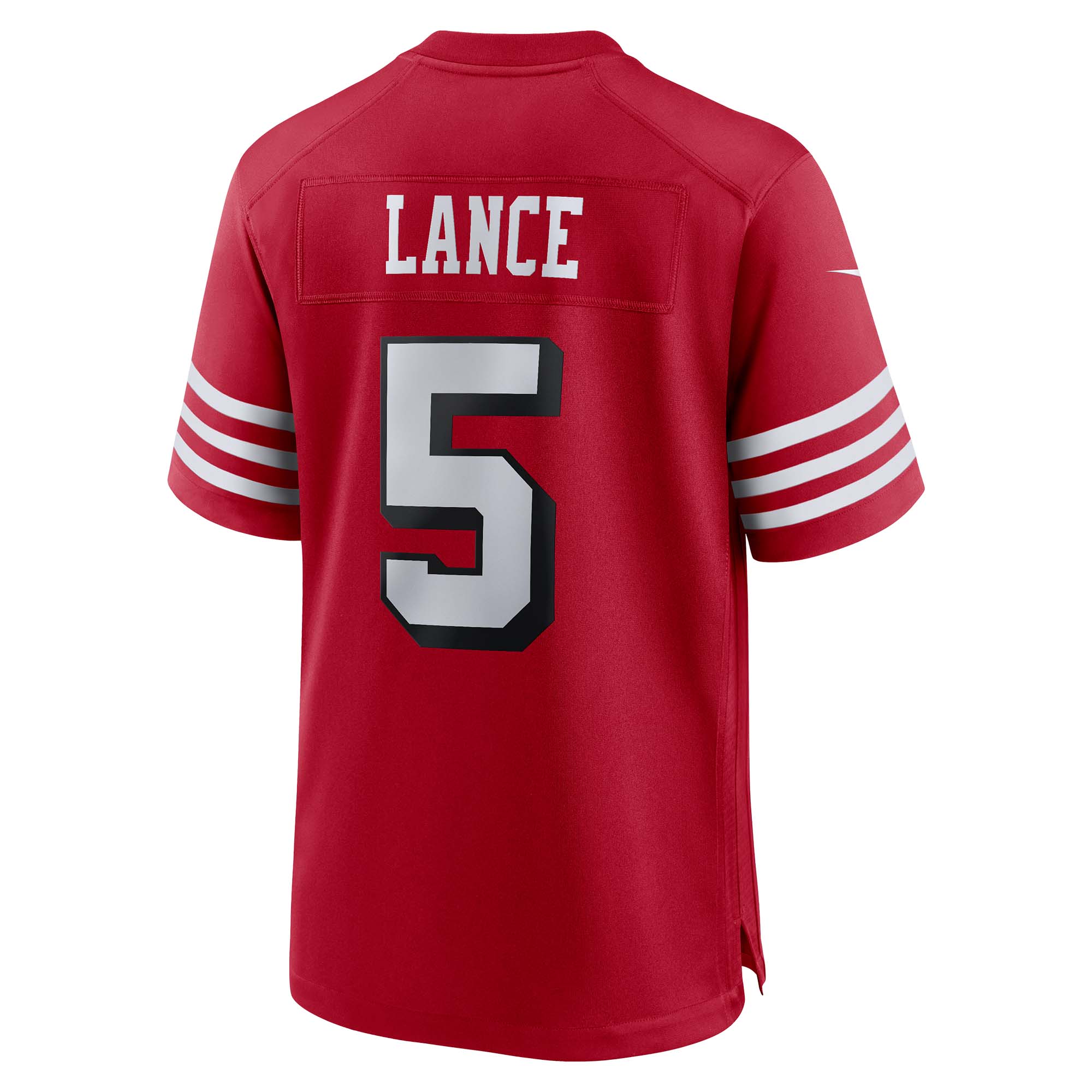 Trey Lance San Francisco 49ers Nike Alternate Game Player Jersey - Scarlet - vstockx