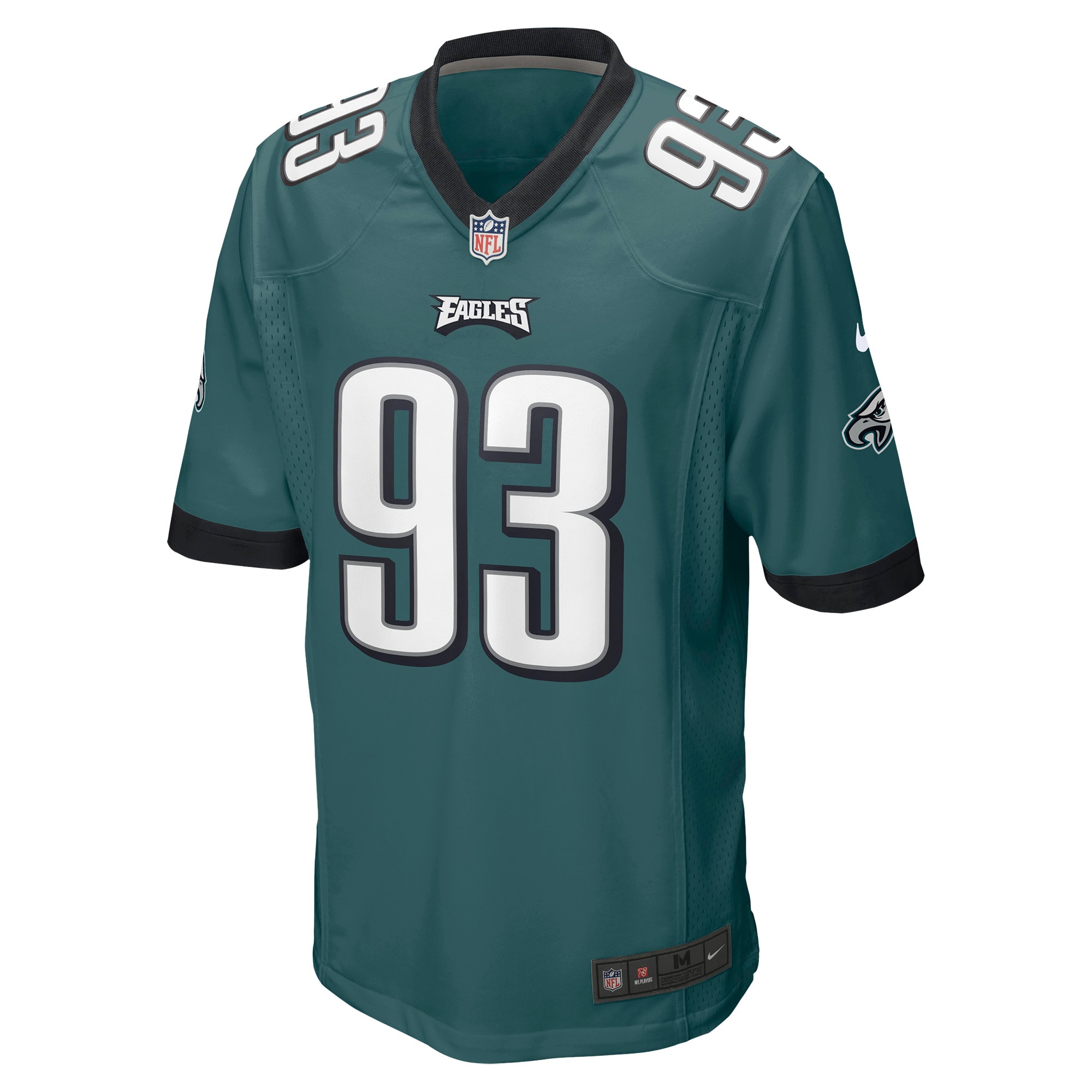 Milton Williams Philadelphia Eagles Nike Game Jersey - Midnight Green - vstockx