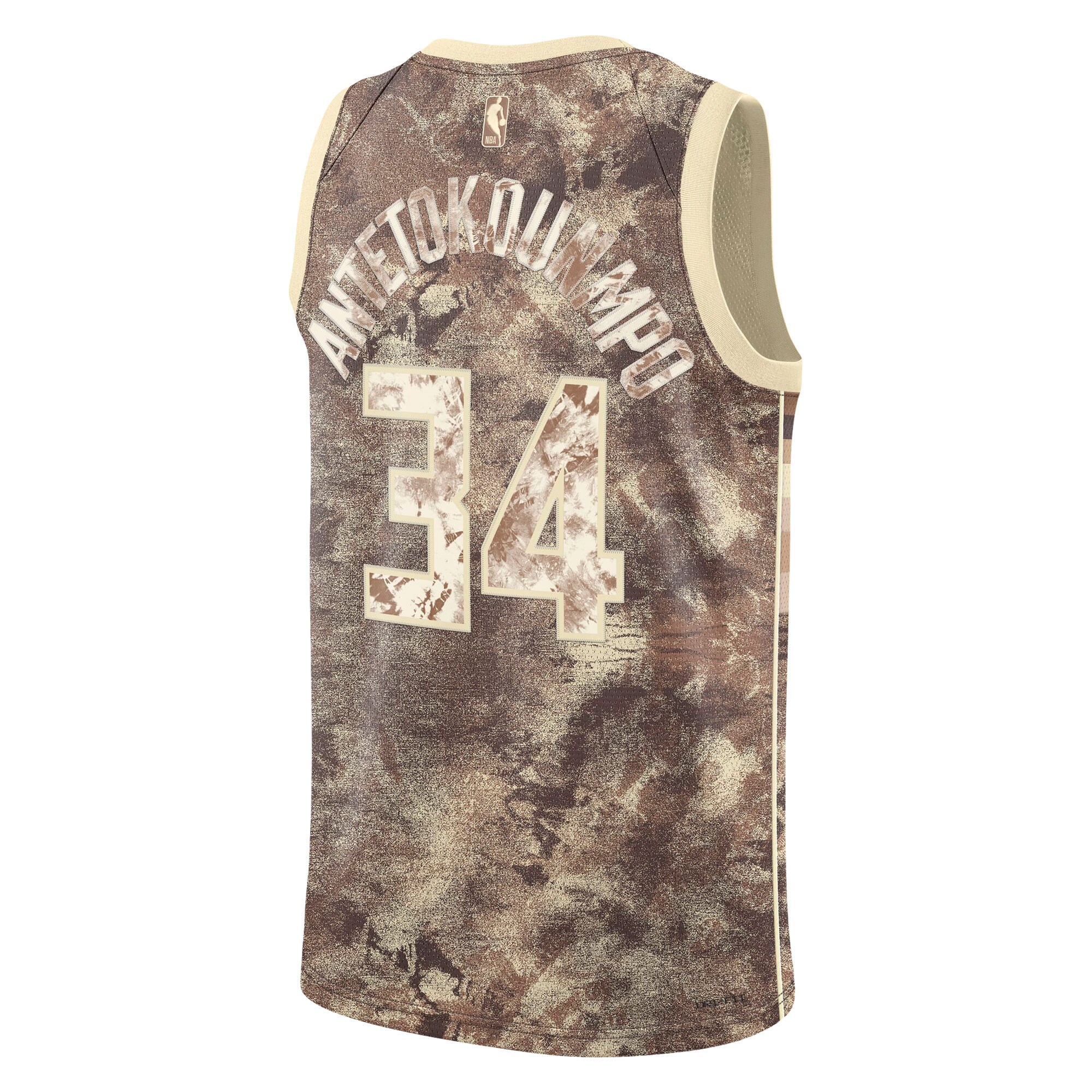 Giannis Antetokounmpo Milwaukee Bucks Nike Unisex Select Series Swingman Jersey - Brown - vstockx