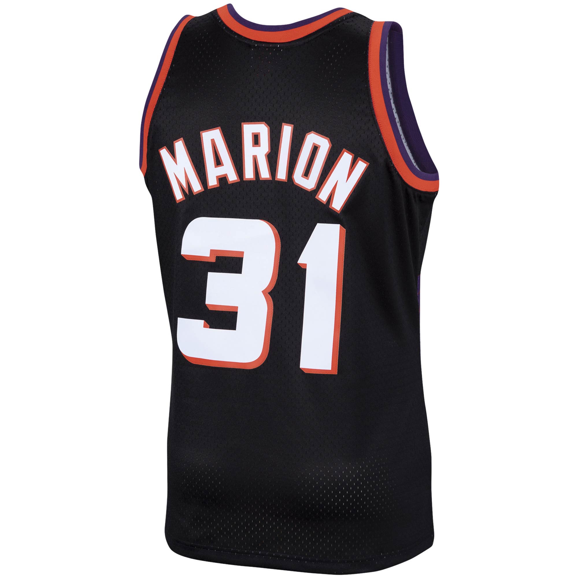 Shawn Marion Phoenix Suns Mitchell & Ness Hardwood Classics Swingman Jersey - Black - vstockx