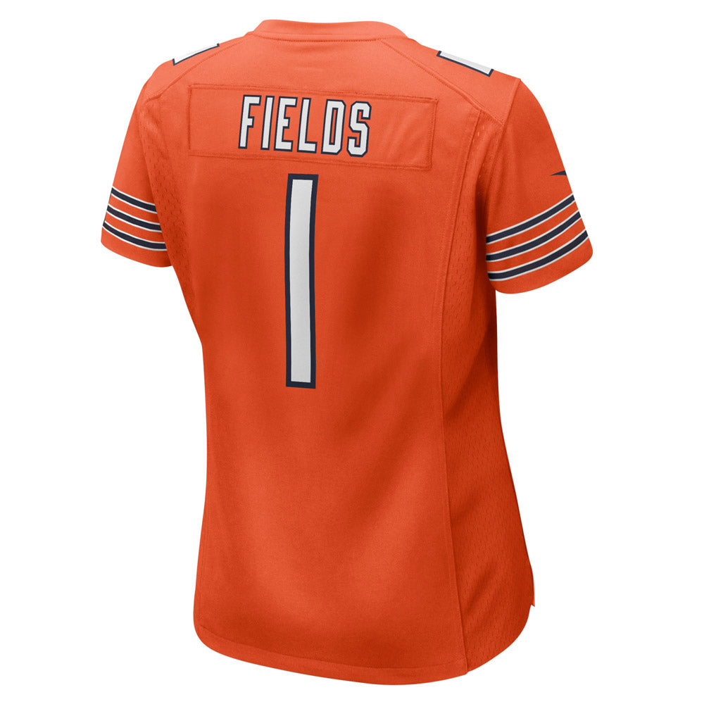 Women's Chicago Bears Justin Fields Game Jersey Orange - vstockx