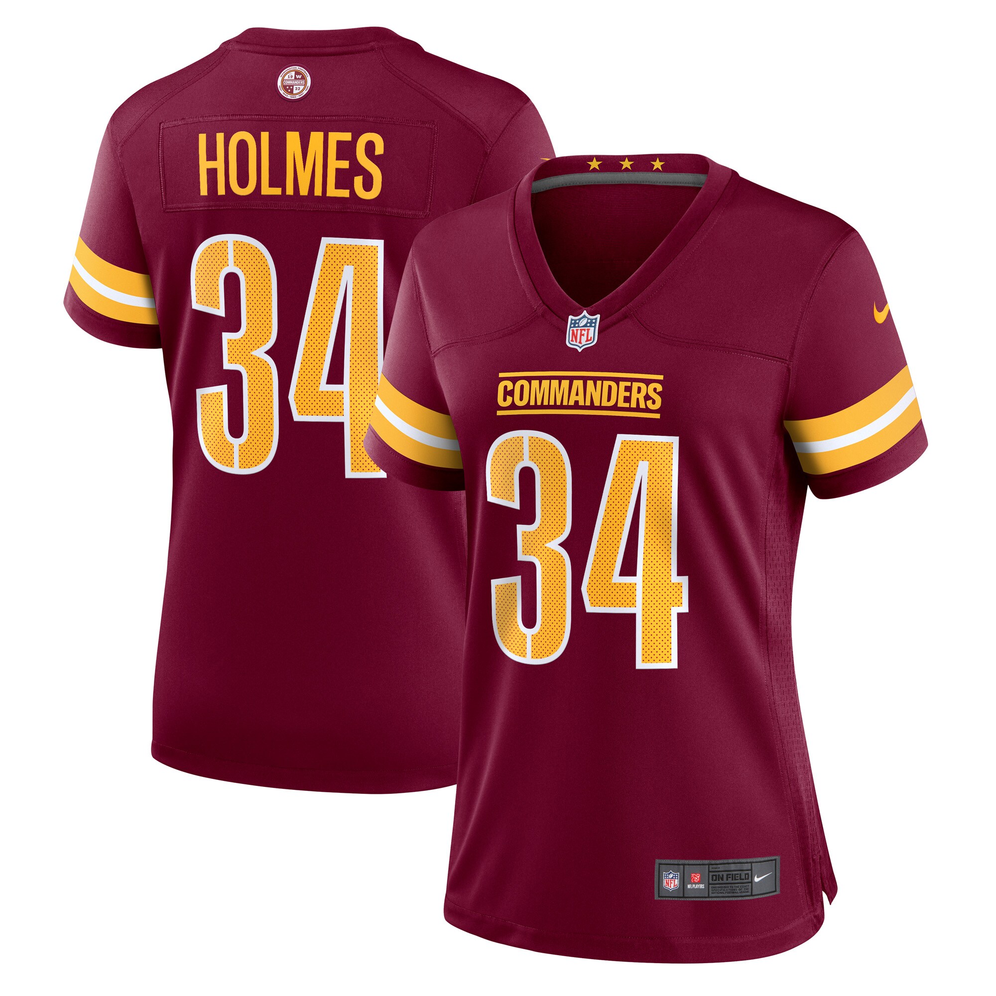Christian Holmes Washington Commanders Nike Women's Player Game Jersey - Burgundy - vstockx
