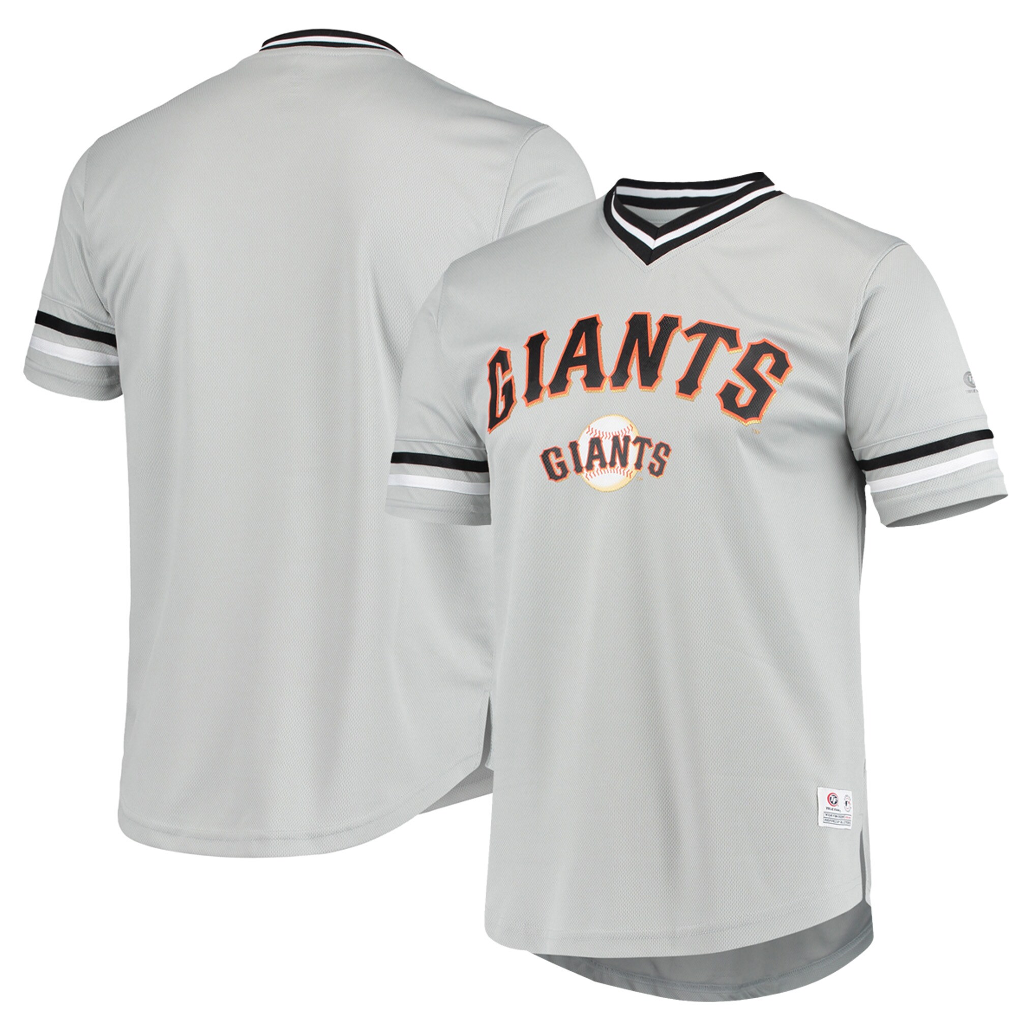 Men's Gray San Francisco Giants Replica V-Neck Jersey - vstockx