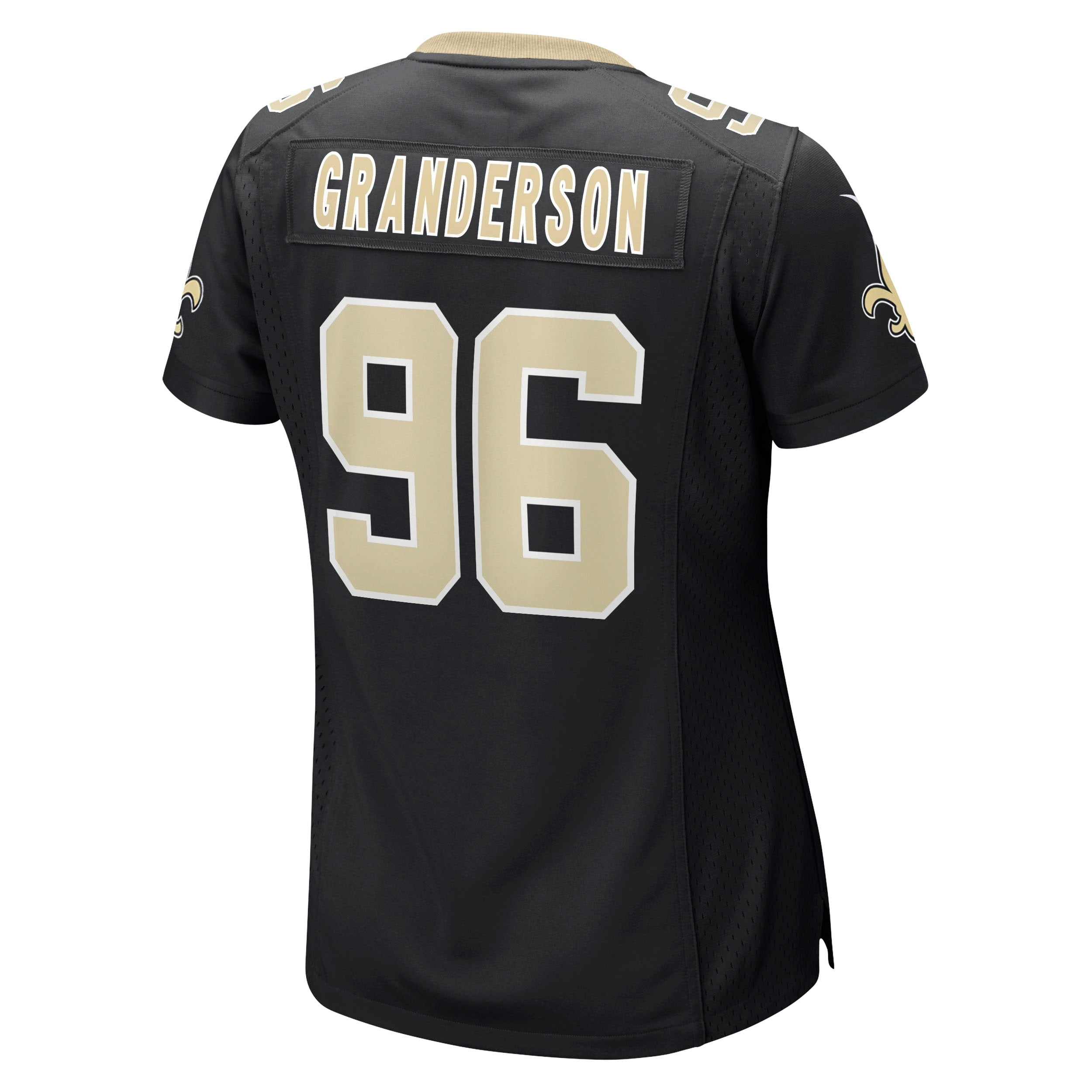 Women's Nike Carl Granderson Black New Orleans Saints Game Jersey - vstockx