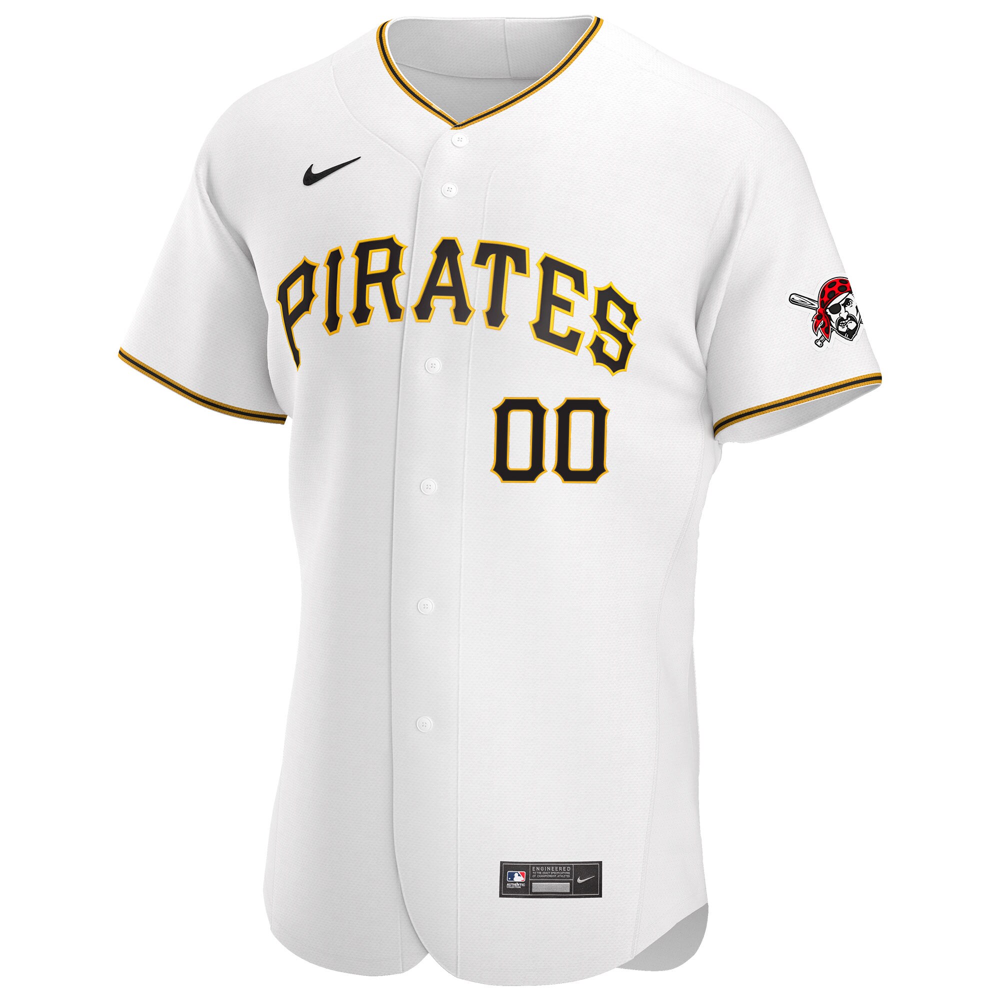 Pittsburgh Pirates Nike Home Pick-A-Player Retired Roster Authentic Jersey - White - vstockx