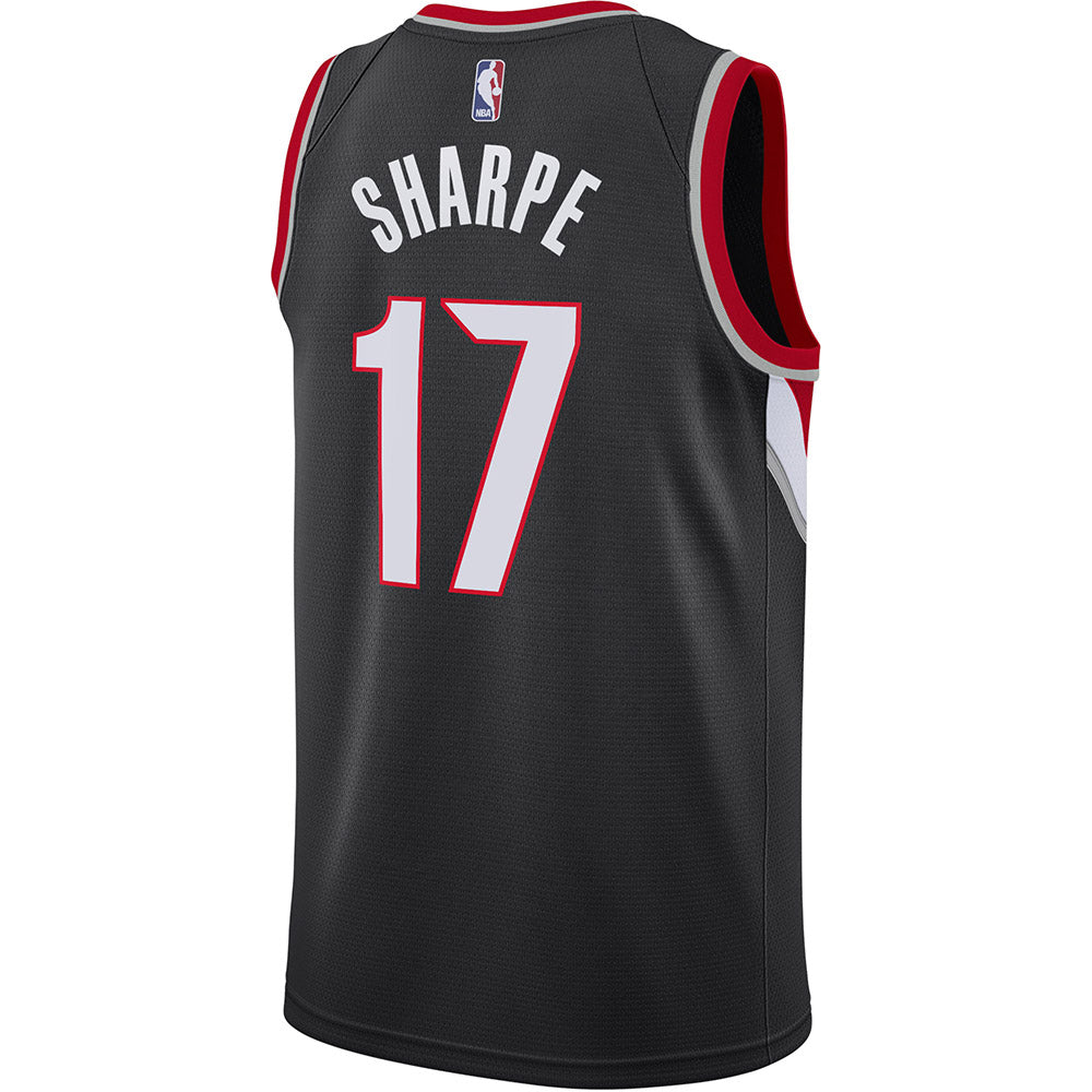 Youth Portland Trail Blazers Shaedon Sharpe Icon Edition Jersey - Black - vstockx