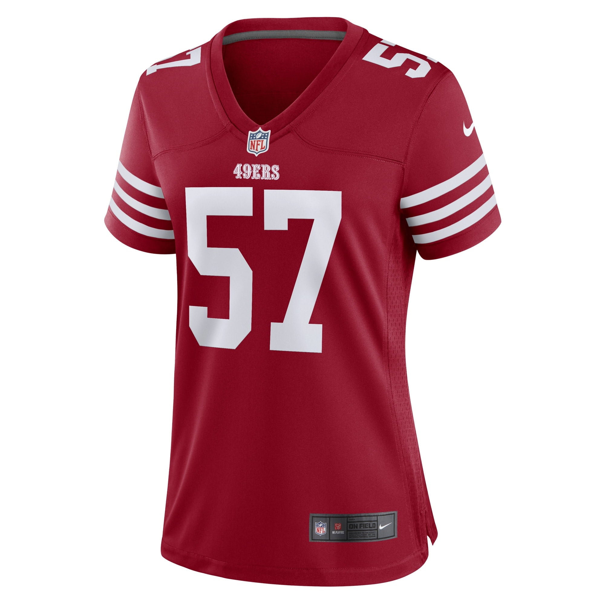 Women's Nike Dre Greenlaw Scarlet San Francisco 49ers Home Game Player Jersey - vstockx