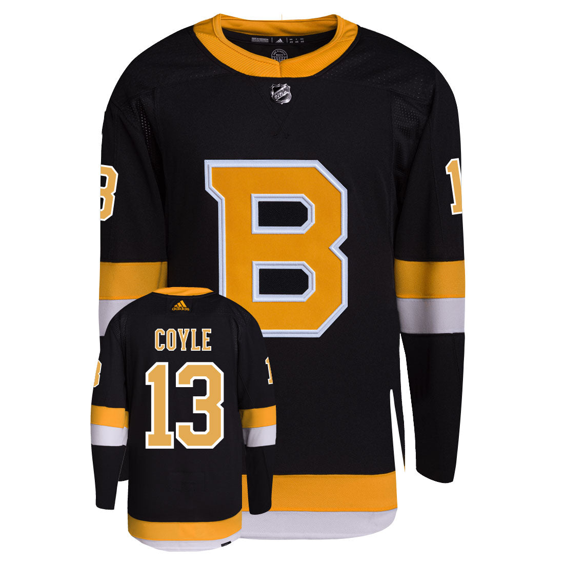 Charlie Coyle Boston Bruins Adidas Primegreen Authentic NHL Hockey Jersey - vstockx