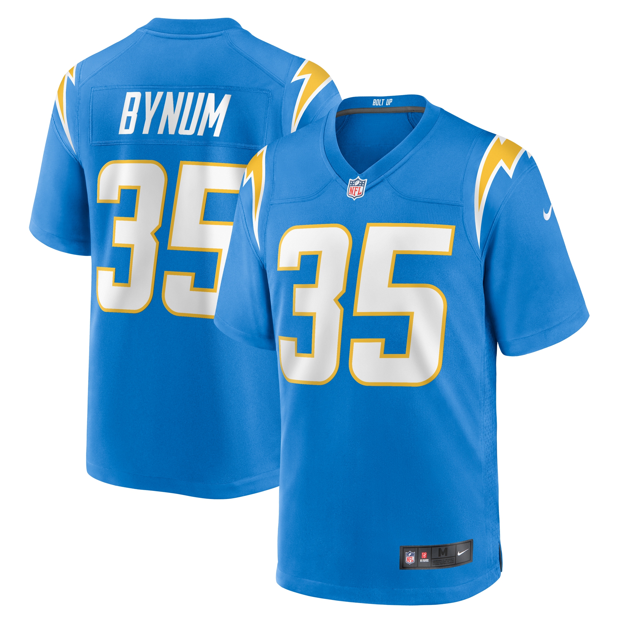 Terrell Bynum Los Angeles Chargers Nike Team Game Jersey - Powder Blue - vstockx